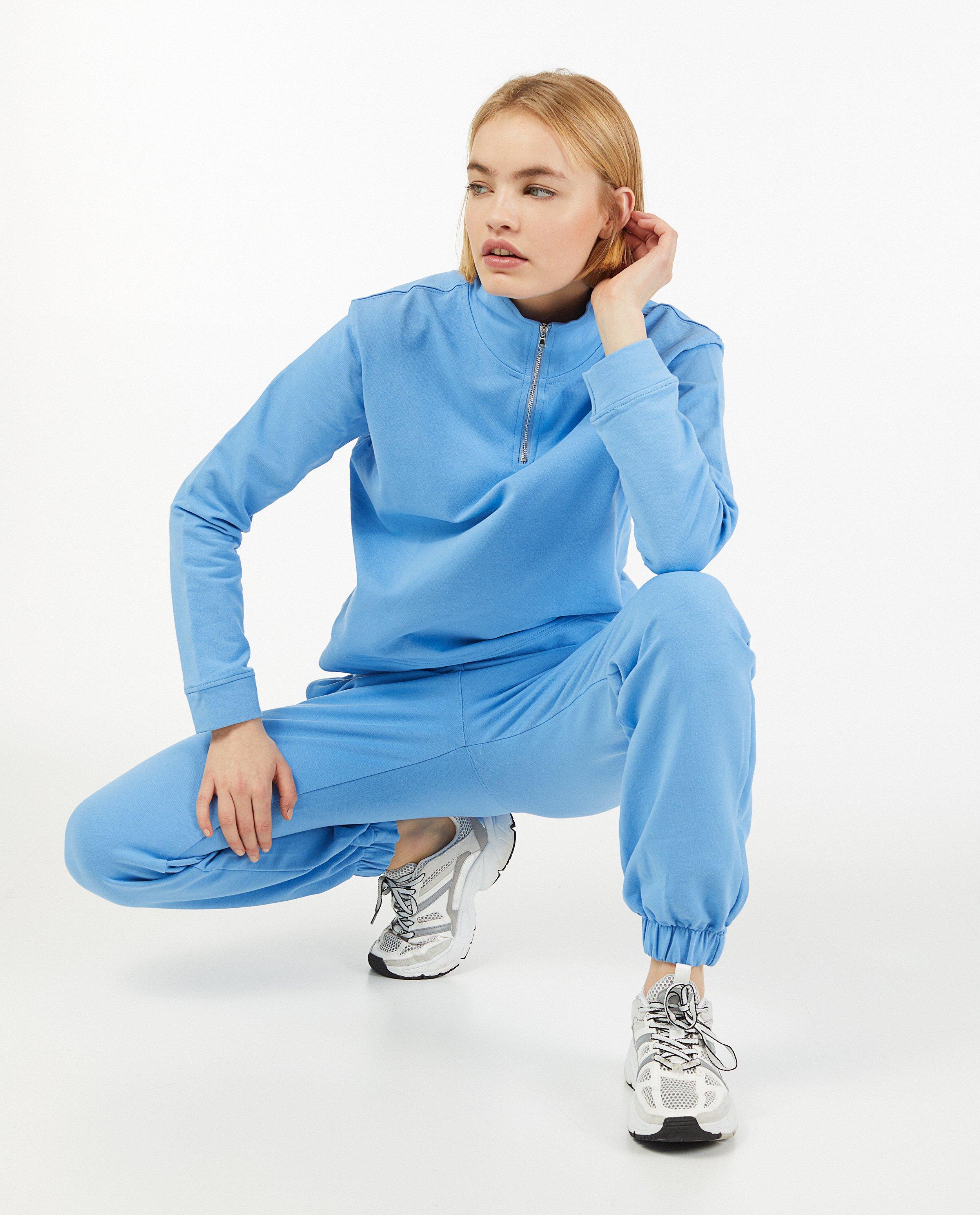 Sweatertop met rits Ella Italia - stretch - Ella Italia