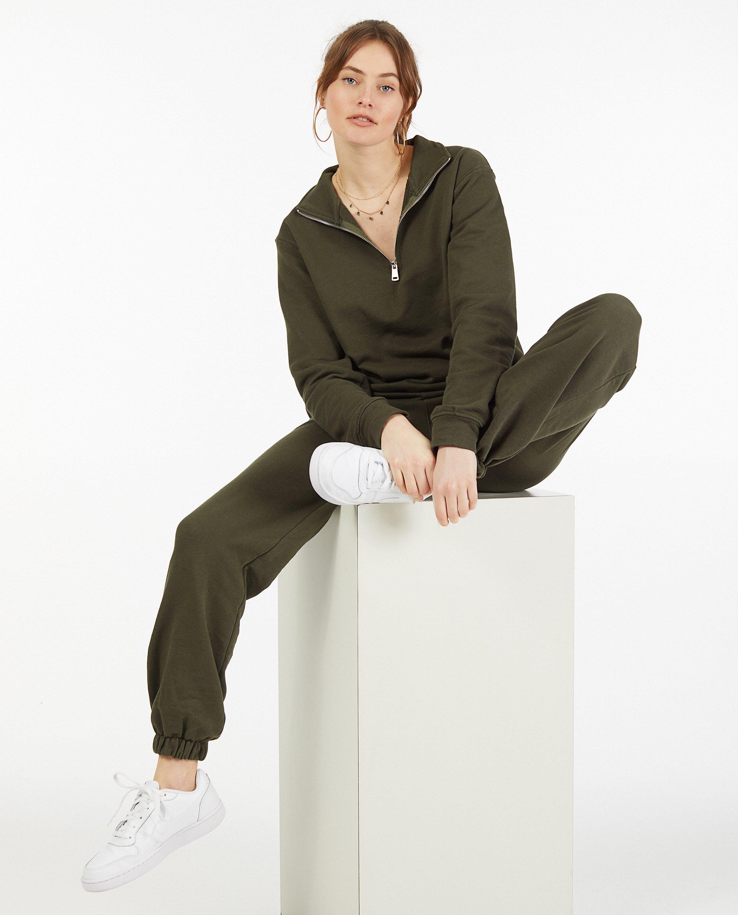 Sweatertop met rits Ella Italia - stretch - Ella Italia