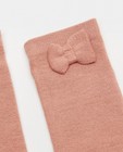 Chaussettes - Mi-bas roses à nœud