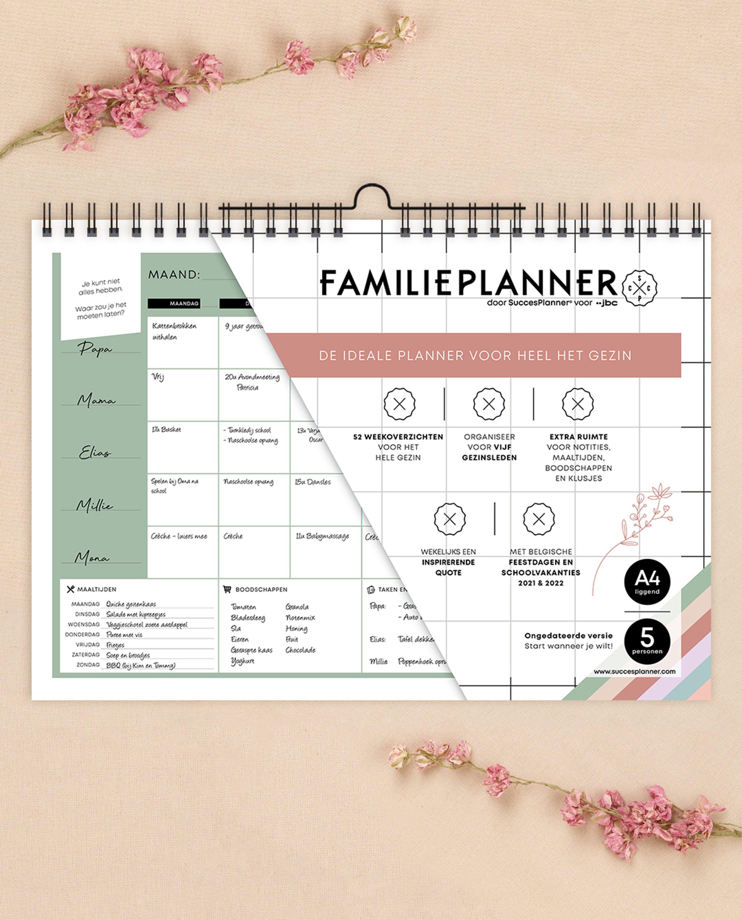 NL familieplanner SuccesPlanner - Nederlandstalig - SuccesPlanner