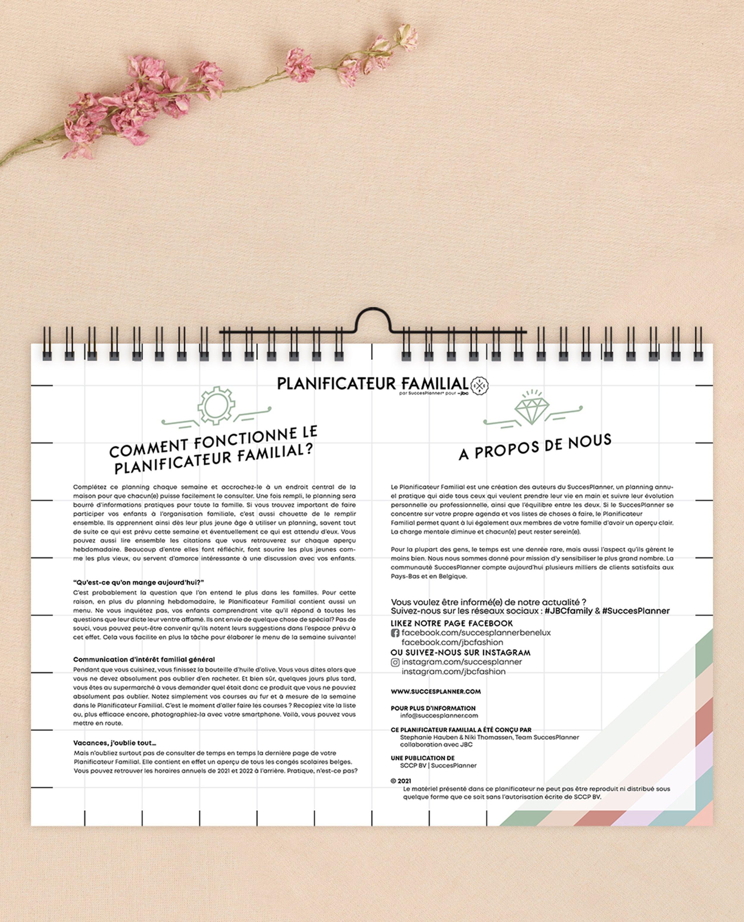 Cadeaux - Planner familial FR SuccesPlanner
