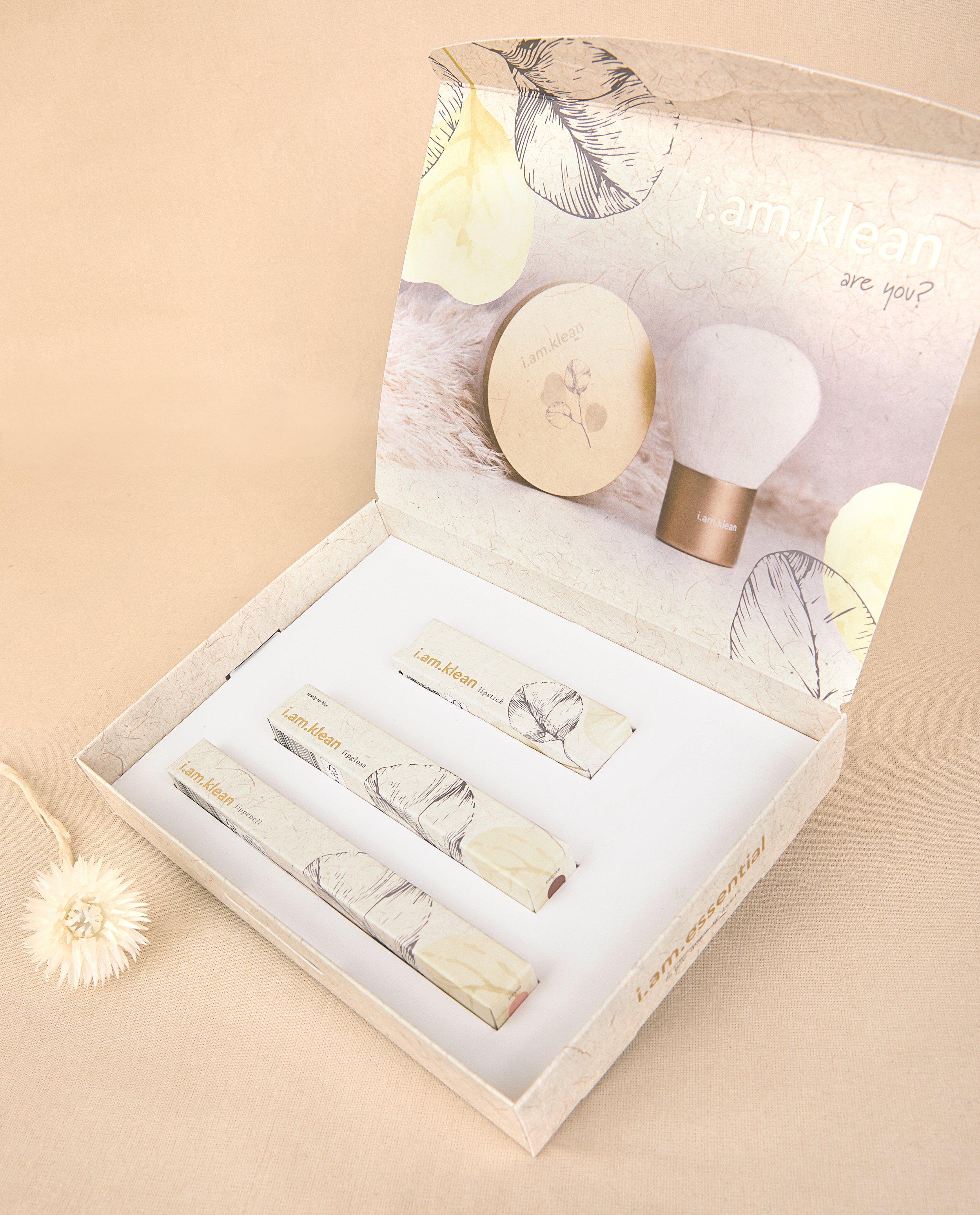 Cadeaux - Coffret de maquillage lèvres i.am.klean