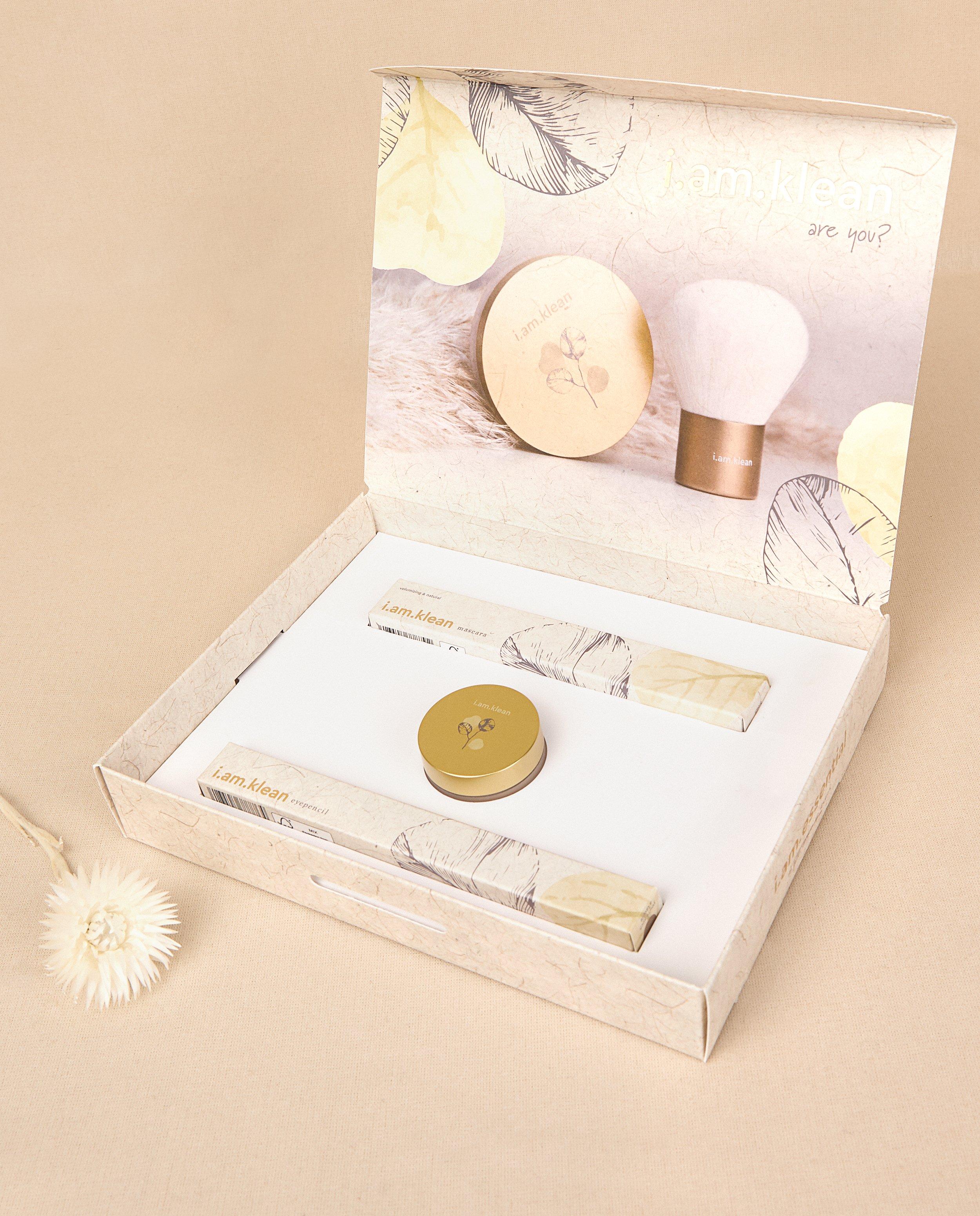 Cadeaux - Coffret de maquillage pour les yeux brun i.am.klean