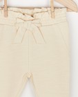 Pantalons - Pantalon en coton bio avec nœud