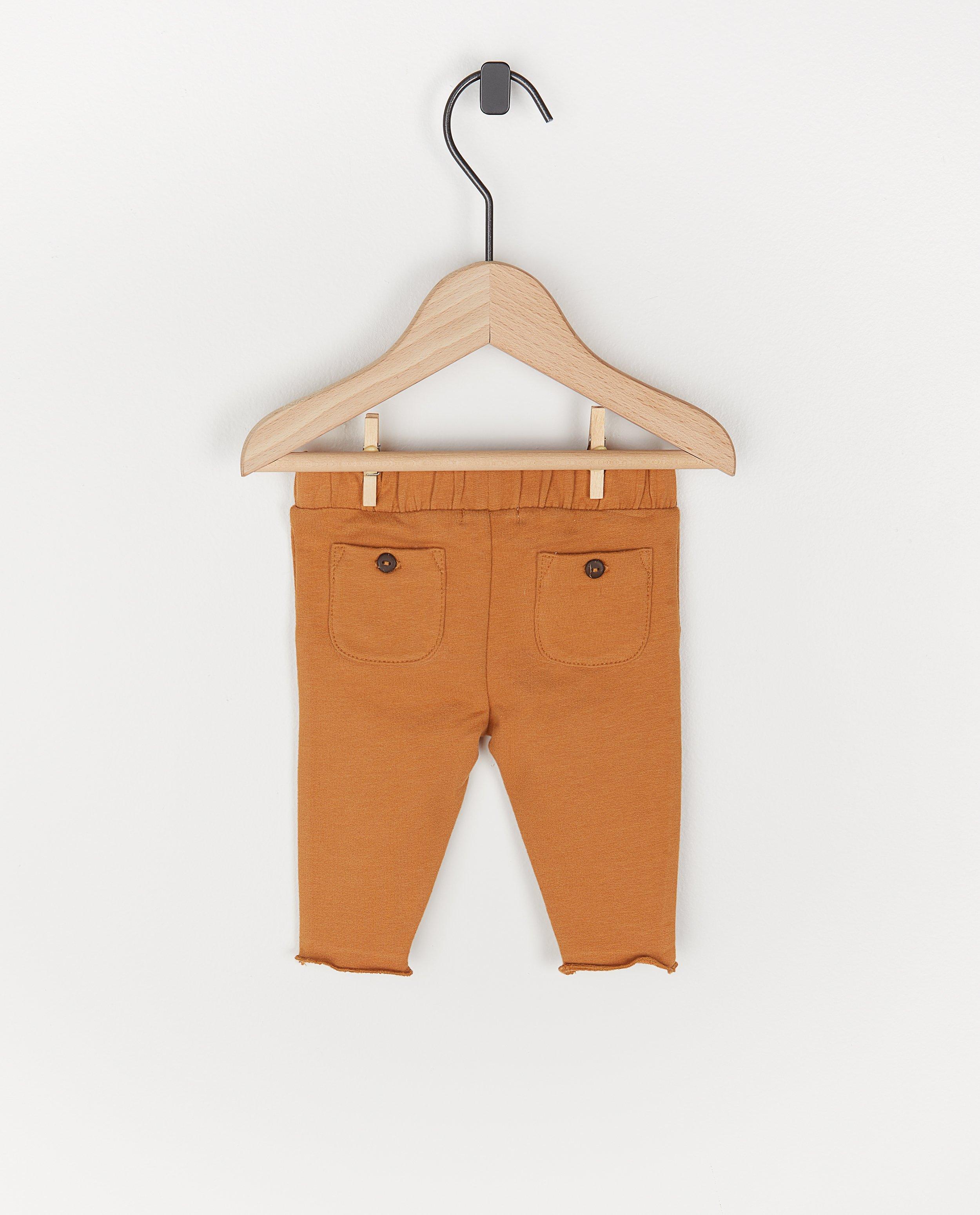Leggings - Biokatoenen broekje in bruin