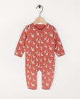 Biokatoenen pyjama met zebraprint - onesie - Cuddles and Smiles