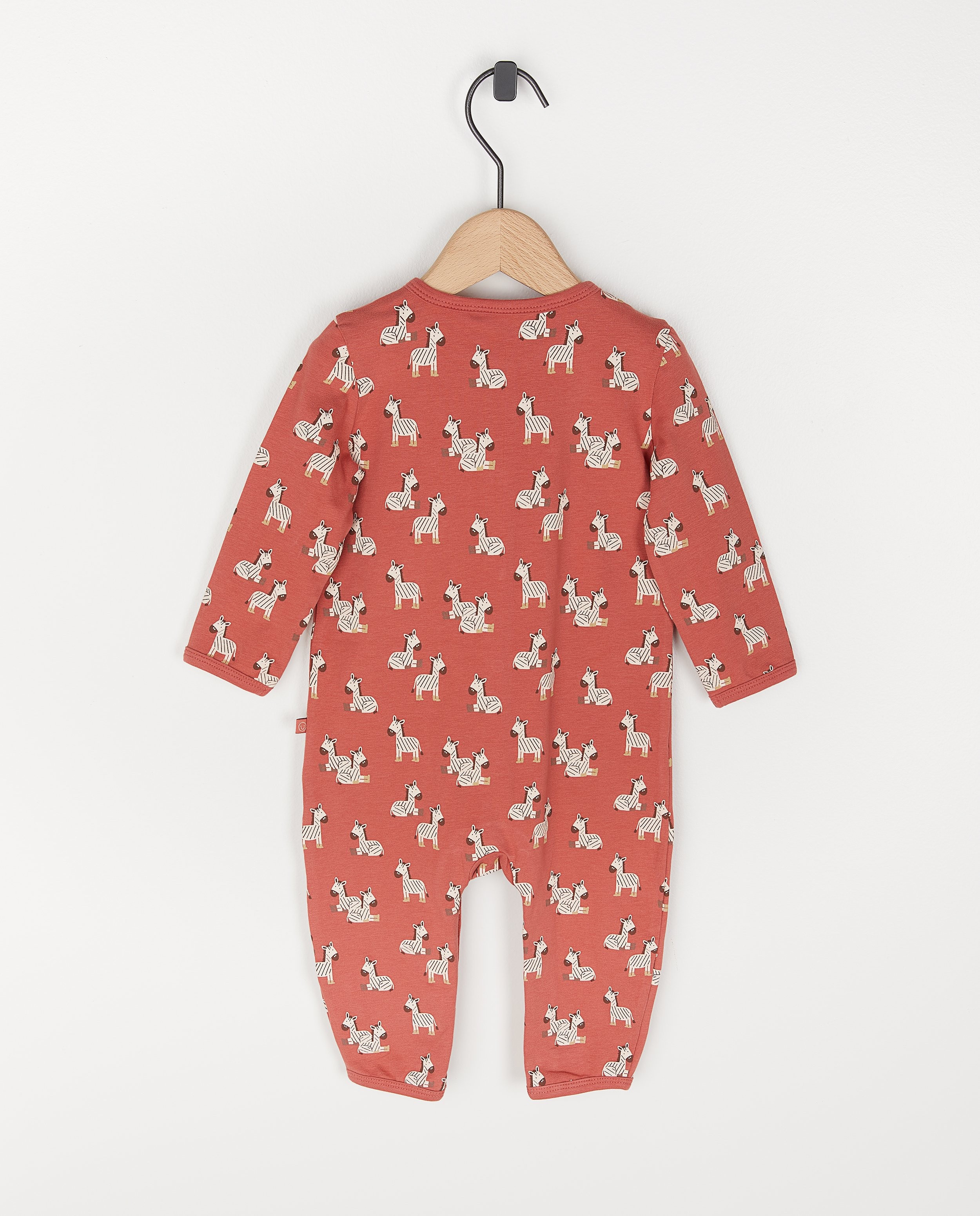 Pyjamas - Pyjama en coton bio à imprimé de zèbre