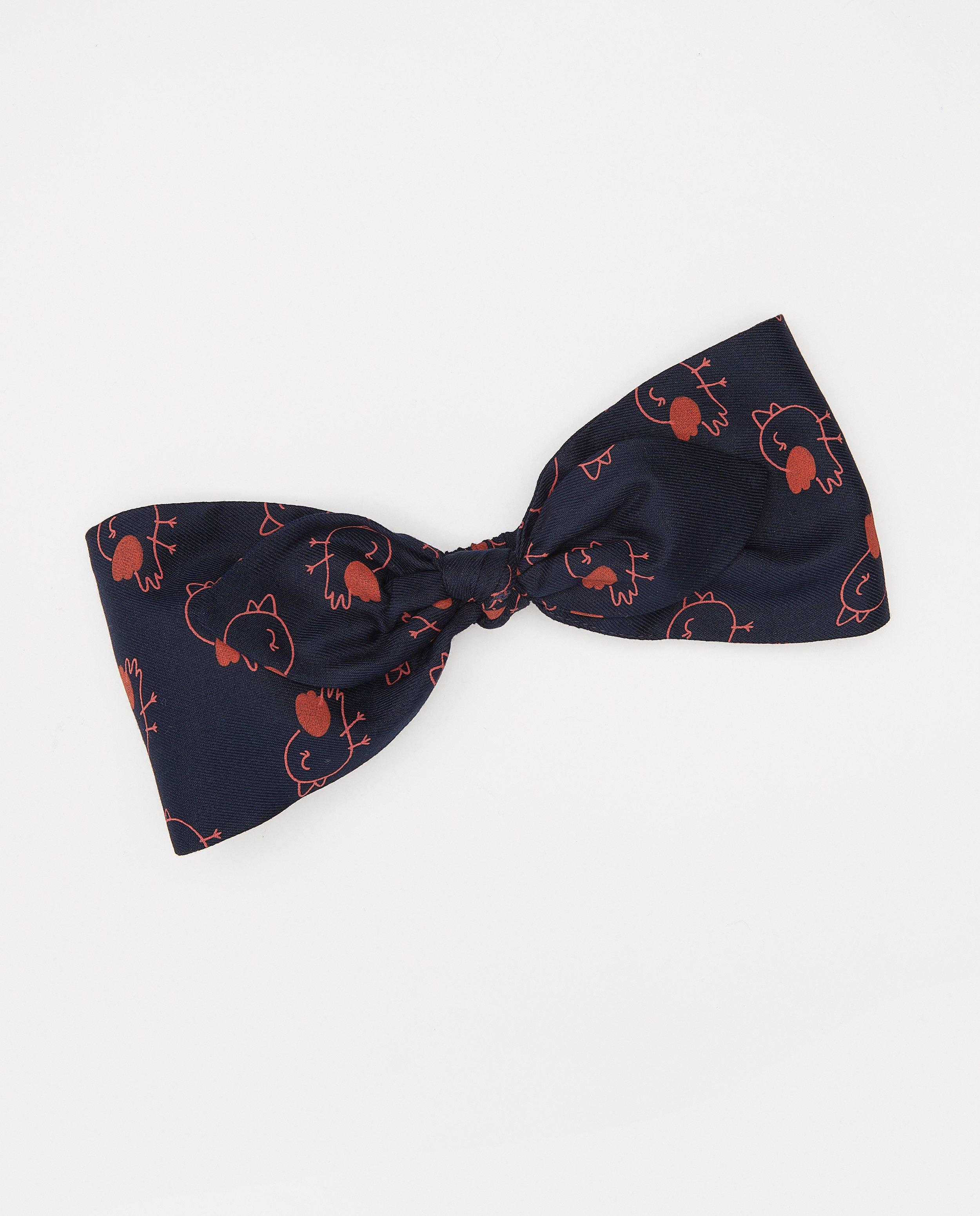 Bandeau bleu à imprimé BESTies - avec nœud - Besties