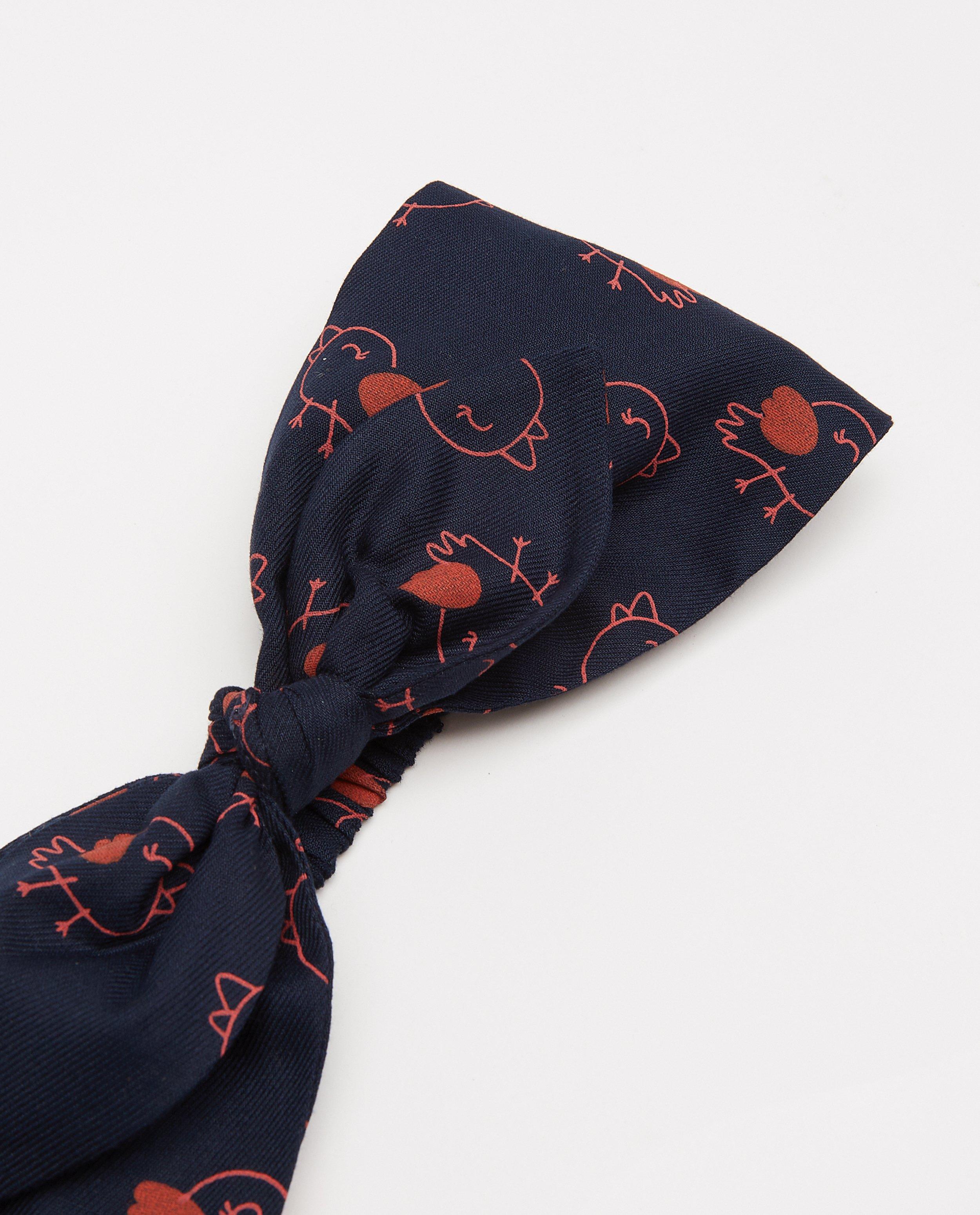 Bonneterie - Bandeau bleu à imprimé BESTies