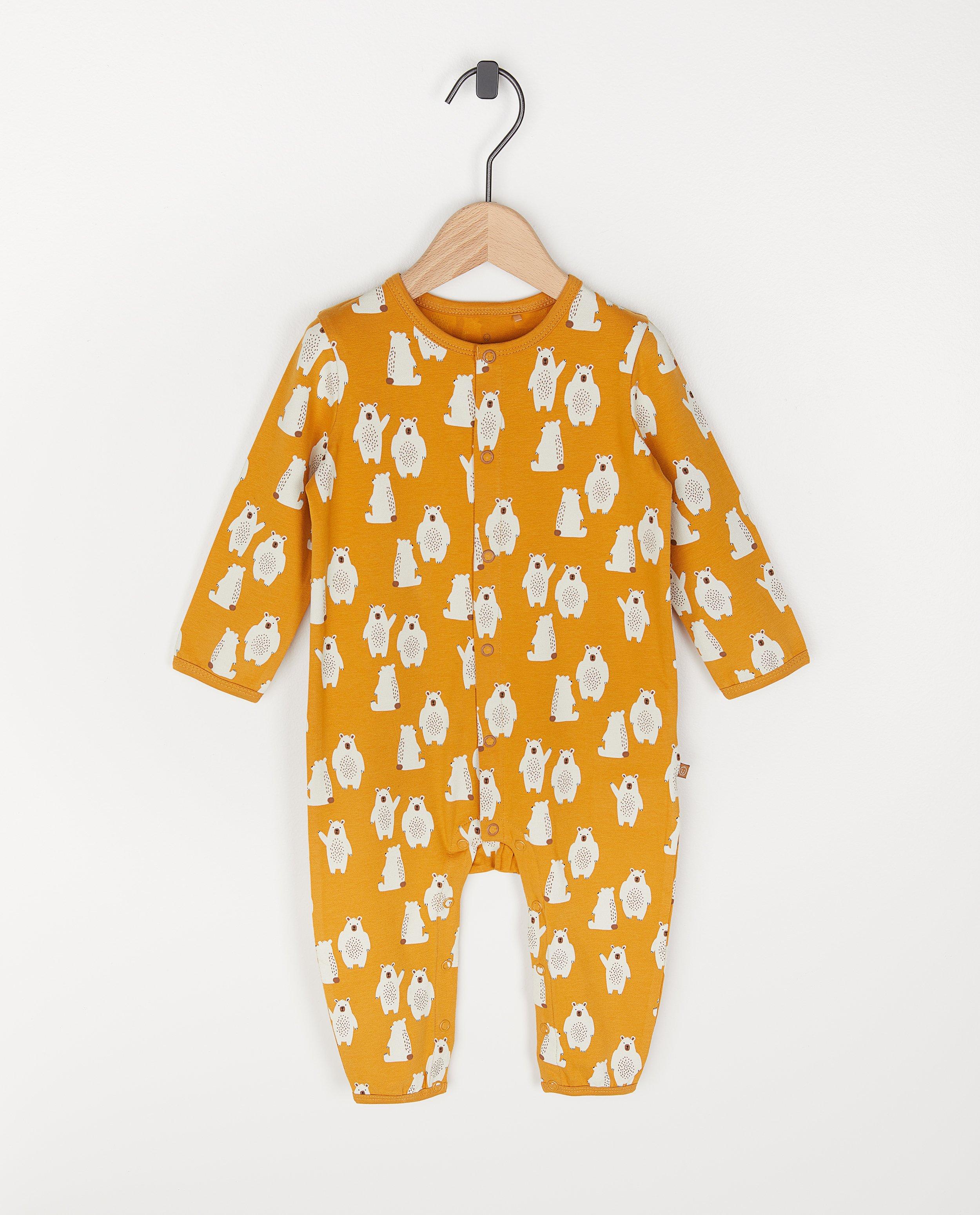 Pyjama unisexe en coton bio à imprimé - une pièce - Cuddles and Smiles