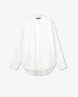 Hemden - Wit hemd in katoenen poplin Sora