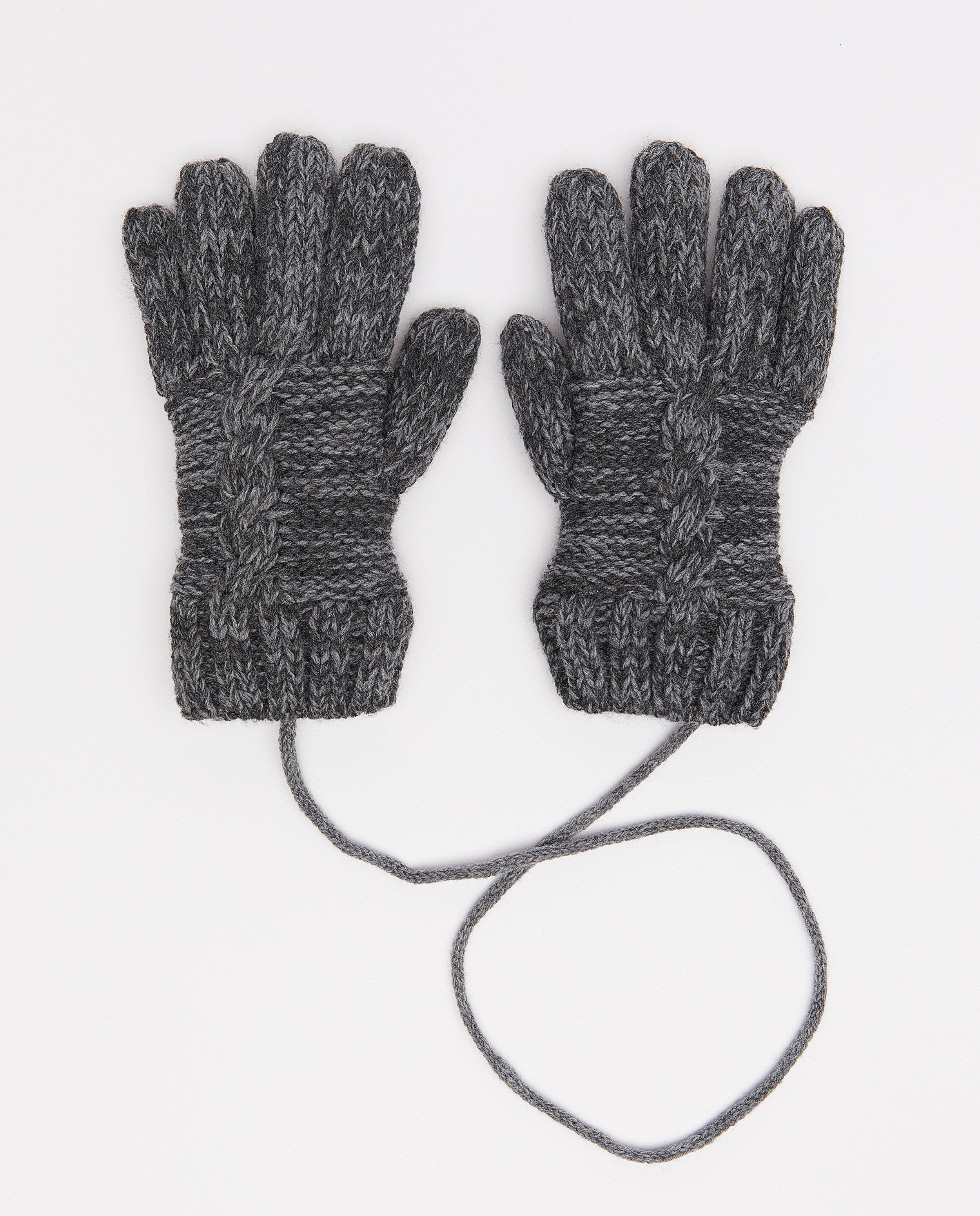 Grijze handschoenen met koord - null - JBC