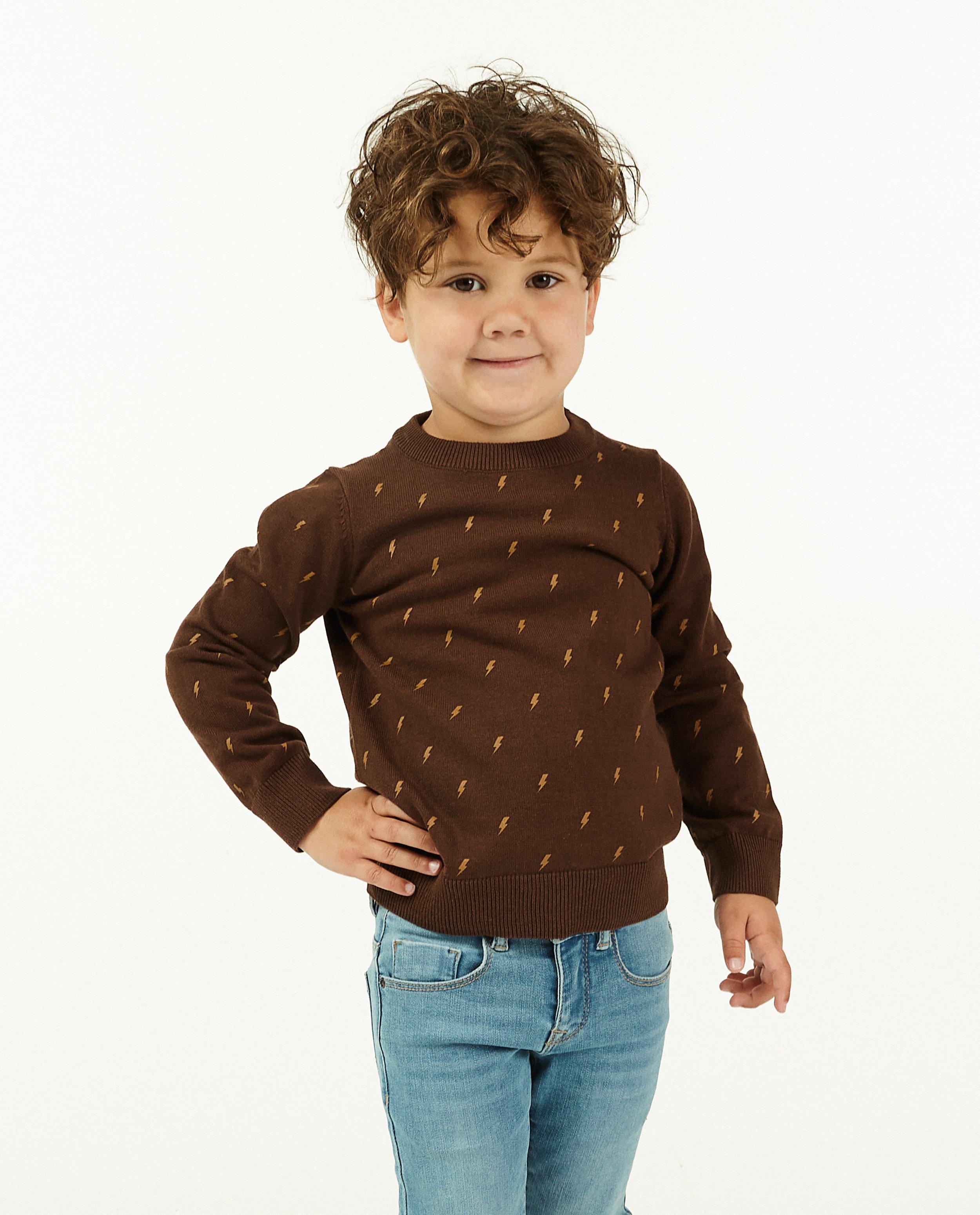 Pulls - Pull gris clair à imprimé BESTies