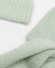 Breigoed - Set: groene muts en sjaal