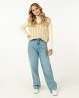 Lichtblauwe straight jeans Steffi Mercie - met hoge taille - Steffi Mercie