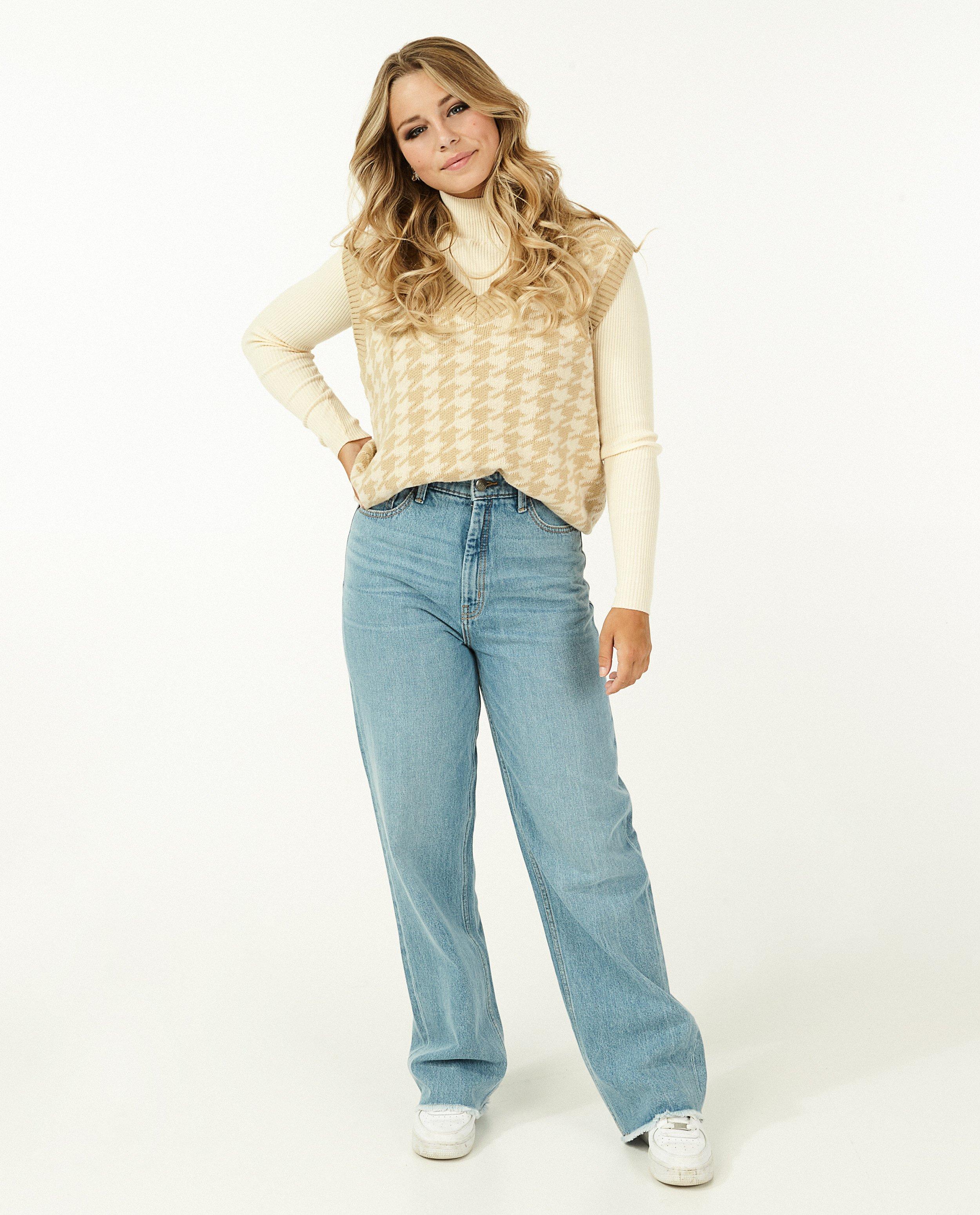 Lichtblauwe straight jeans Steffi Mercie - null - Steffi Mercie