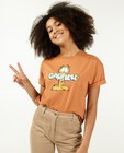 T-shirts - T-shirt orange à imprimé Garfield