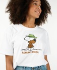 T-shirts - Biokatoenen T-shirt met Snoopy-print