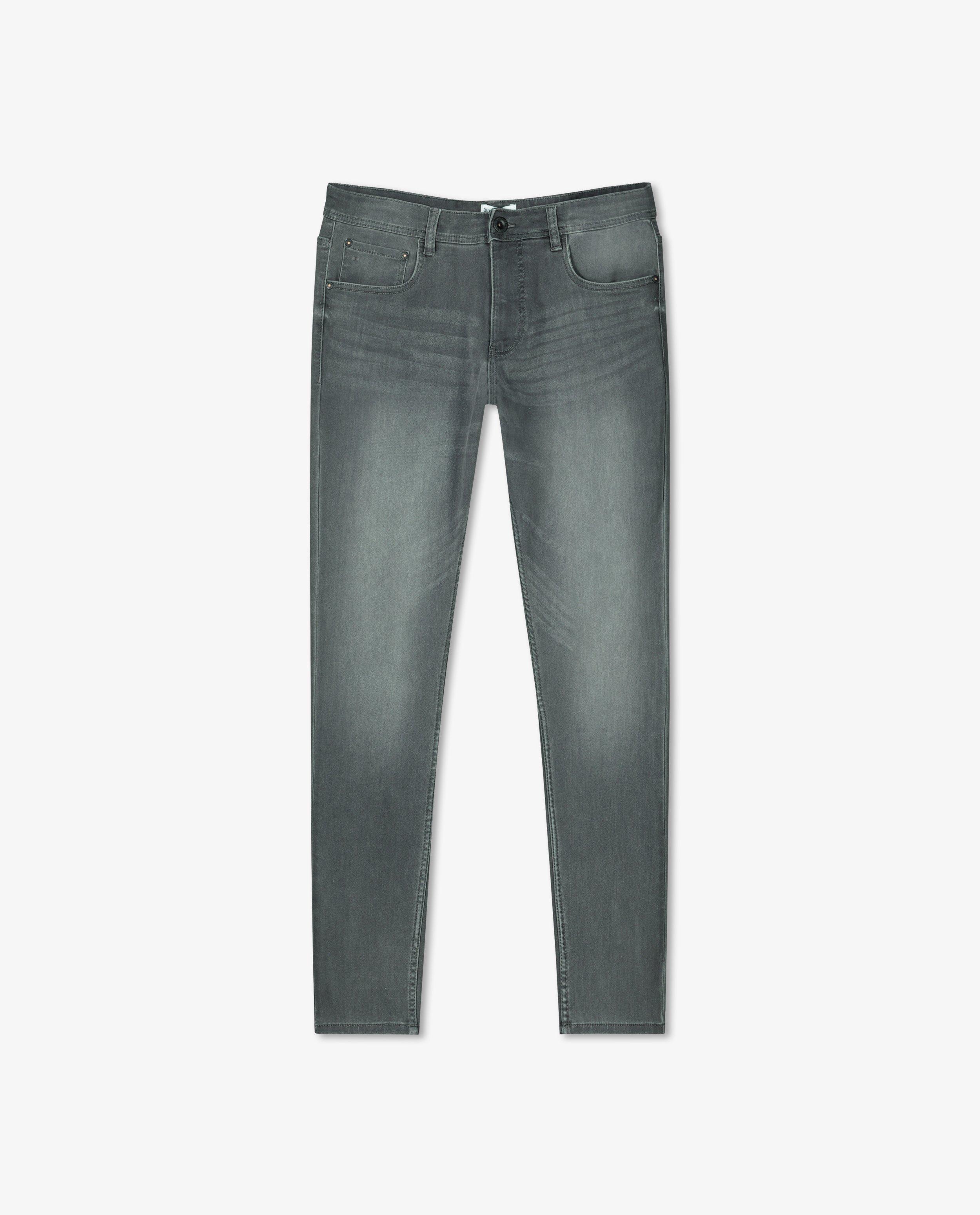 Jeans - Zwarte skinny van sweat denim Jimmy