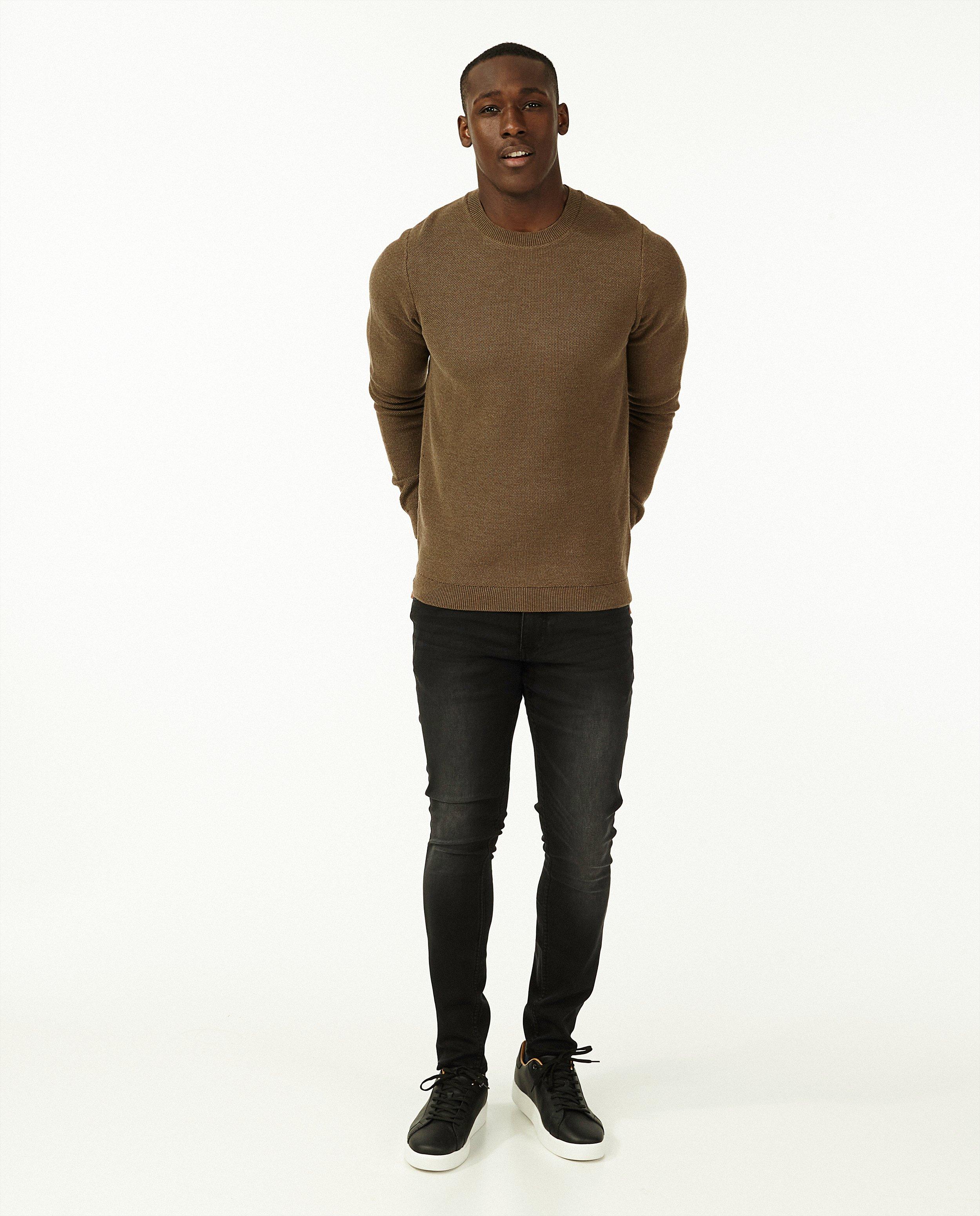 Grijze skinny van sweat denim Jimmy - stretch - Iveo