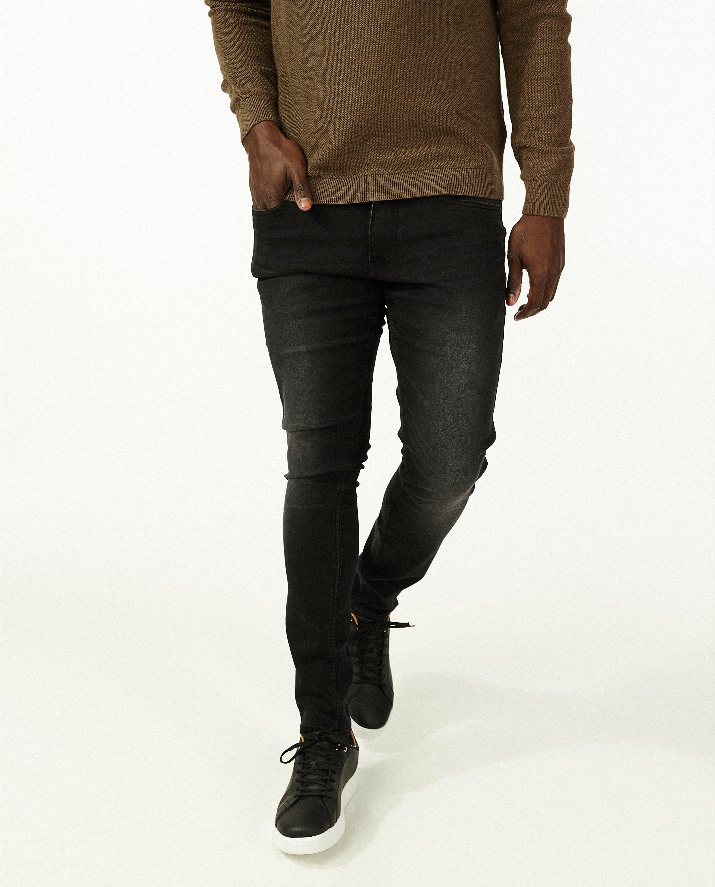 Jeans - Skinny noir en sweat denim Jimmy