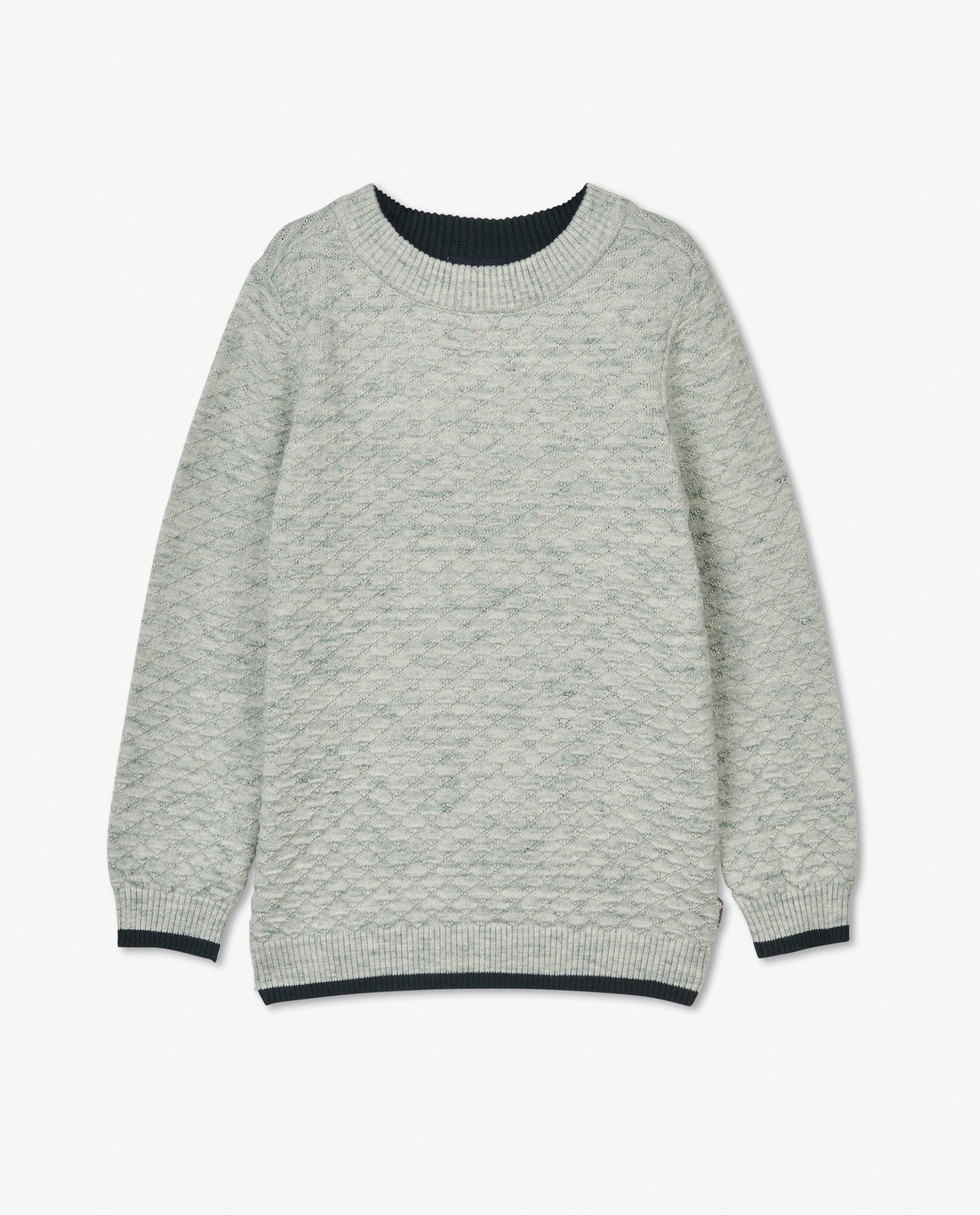 Pulls - Pull en coton bio vert clair Maya