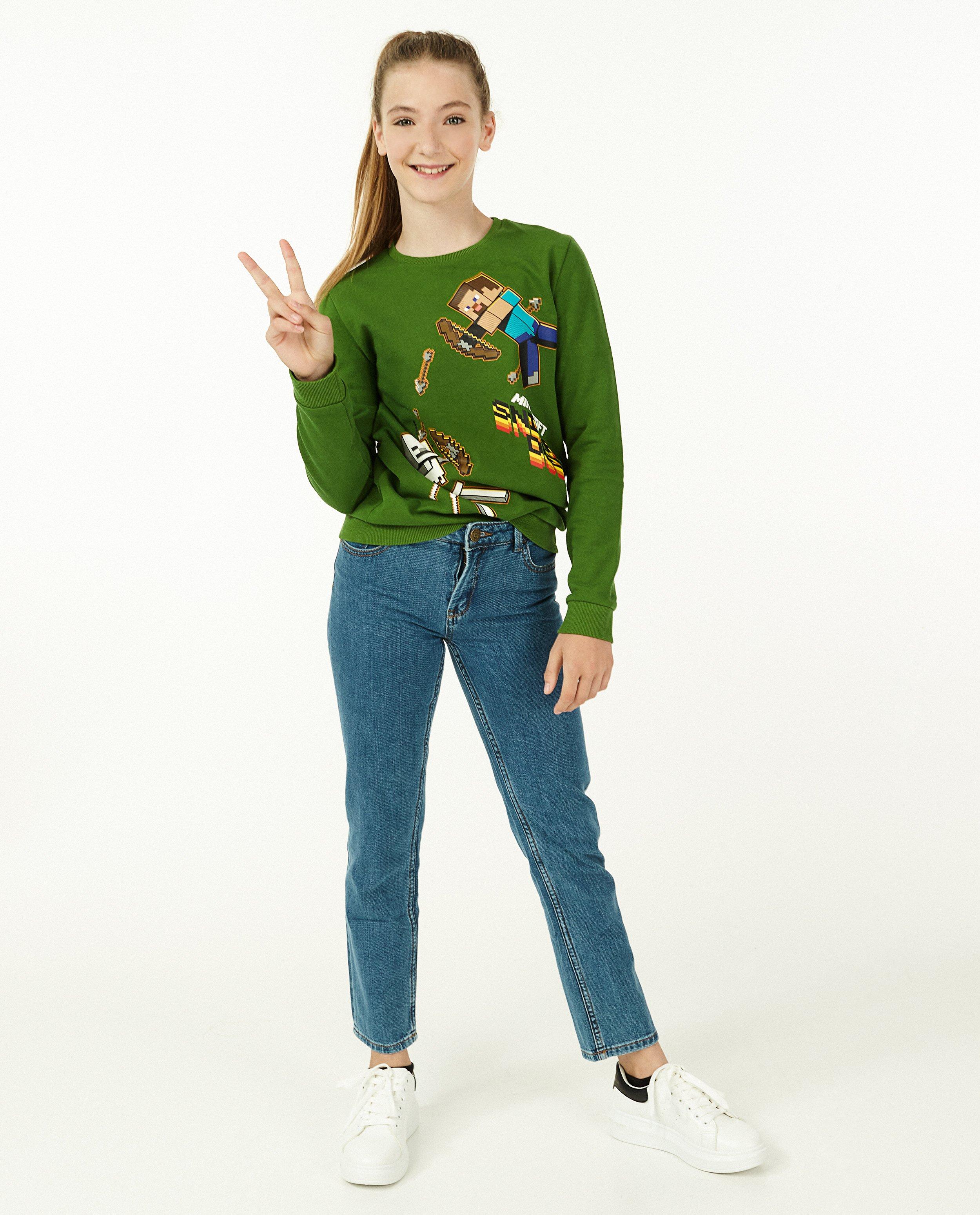 Sweaters - Unisex sweater met Minecraft-print