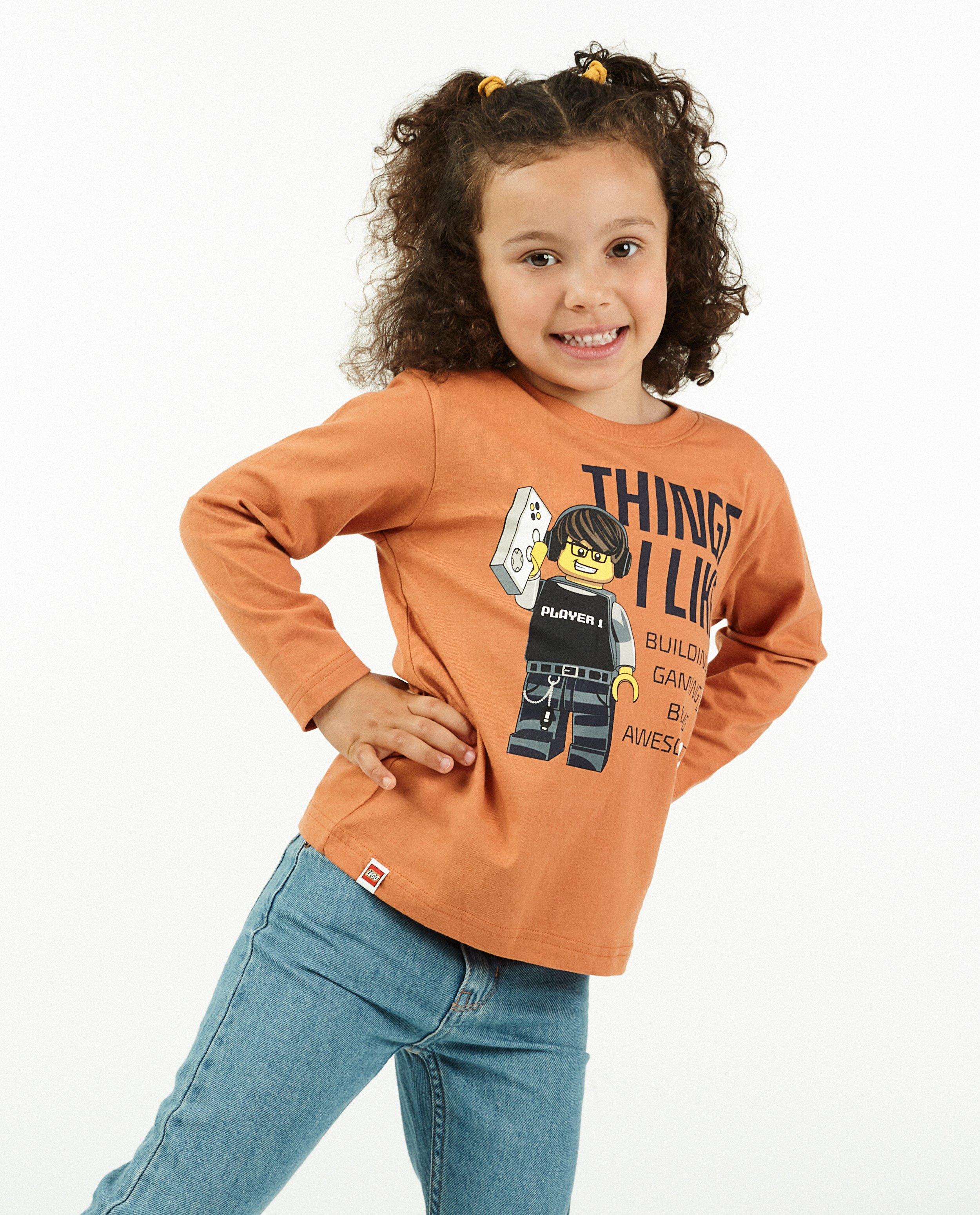 T-shirts - Unisex longsleeve met Lego-print