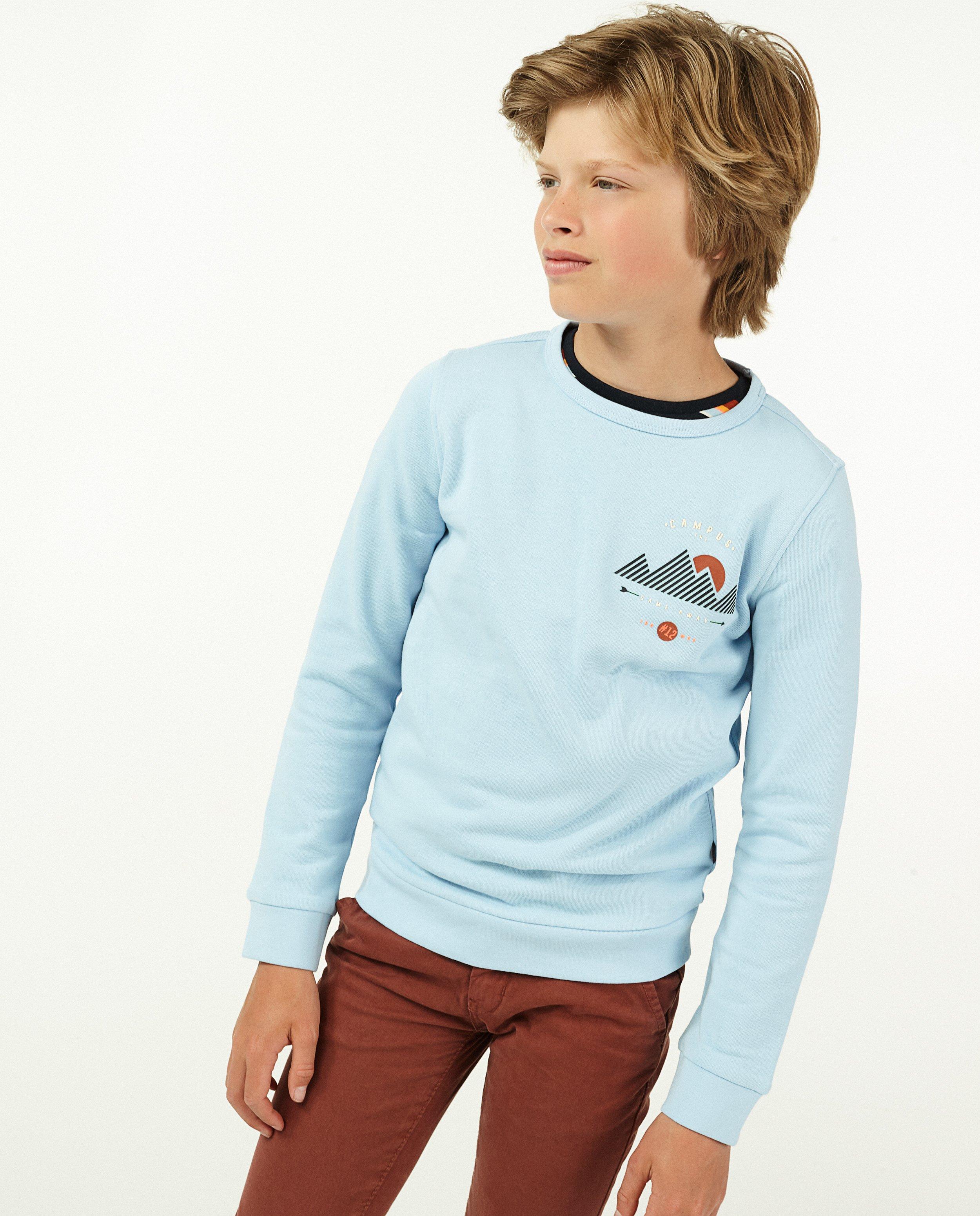 Sweaters - Lichtblauwe sweater Campus 12