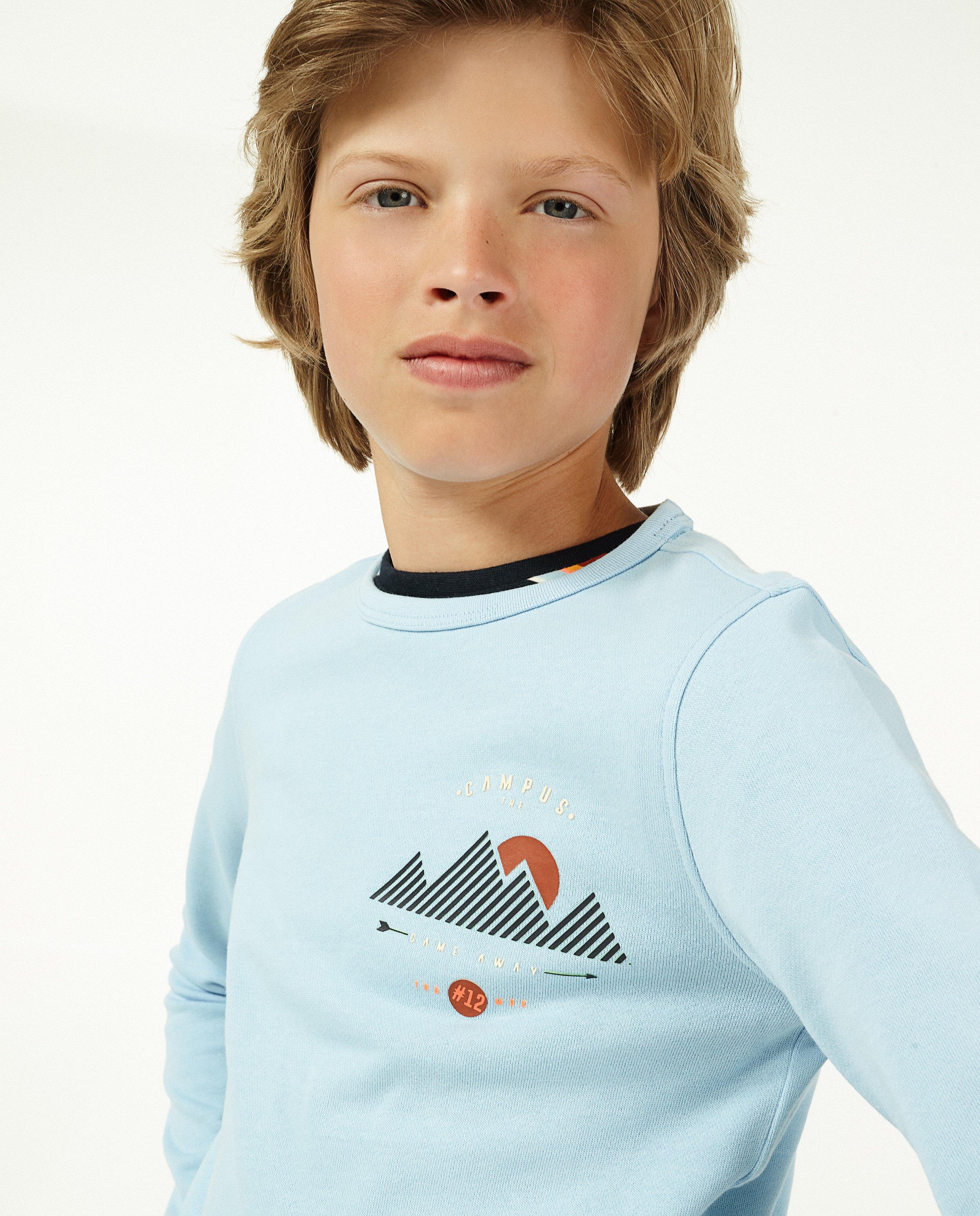 Sweaters - Lichtblauwe sweater Campus 12