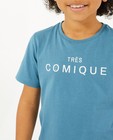 T-shirts - Beige T-shirt met opschrift BESTies