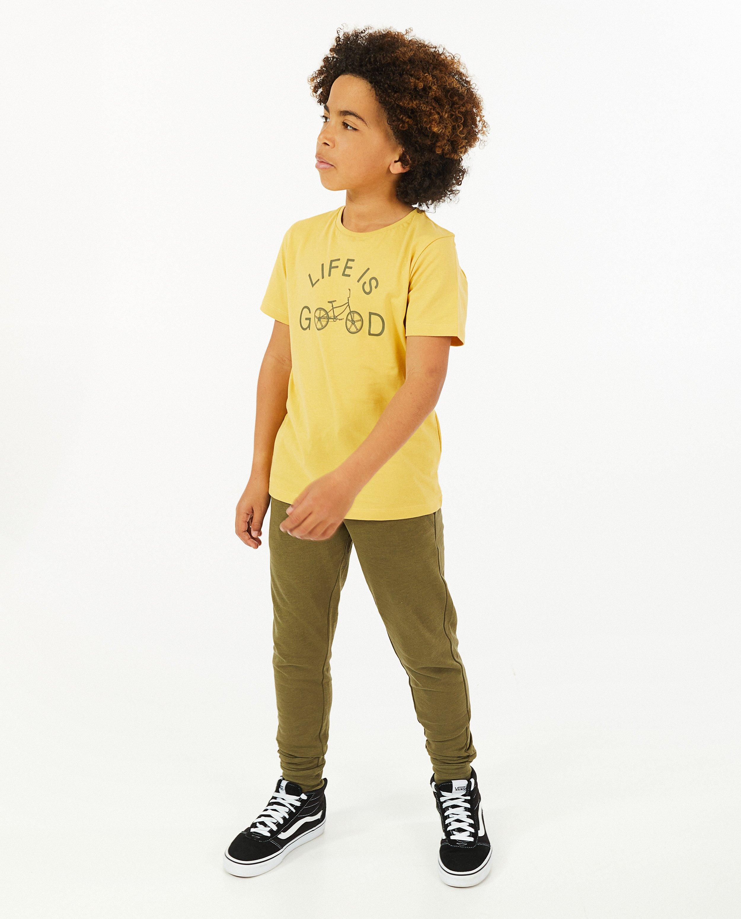 T-shirt beige à inscription BESTies - en coton - Besties