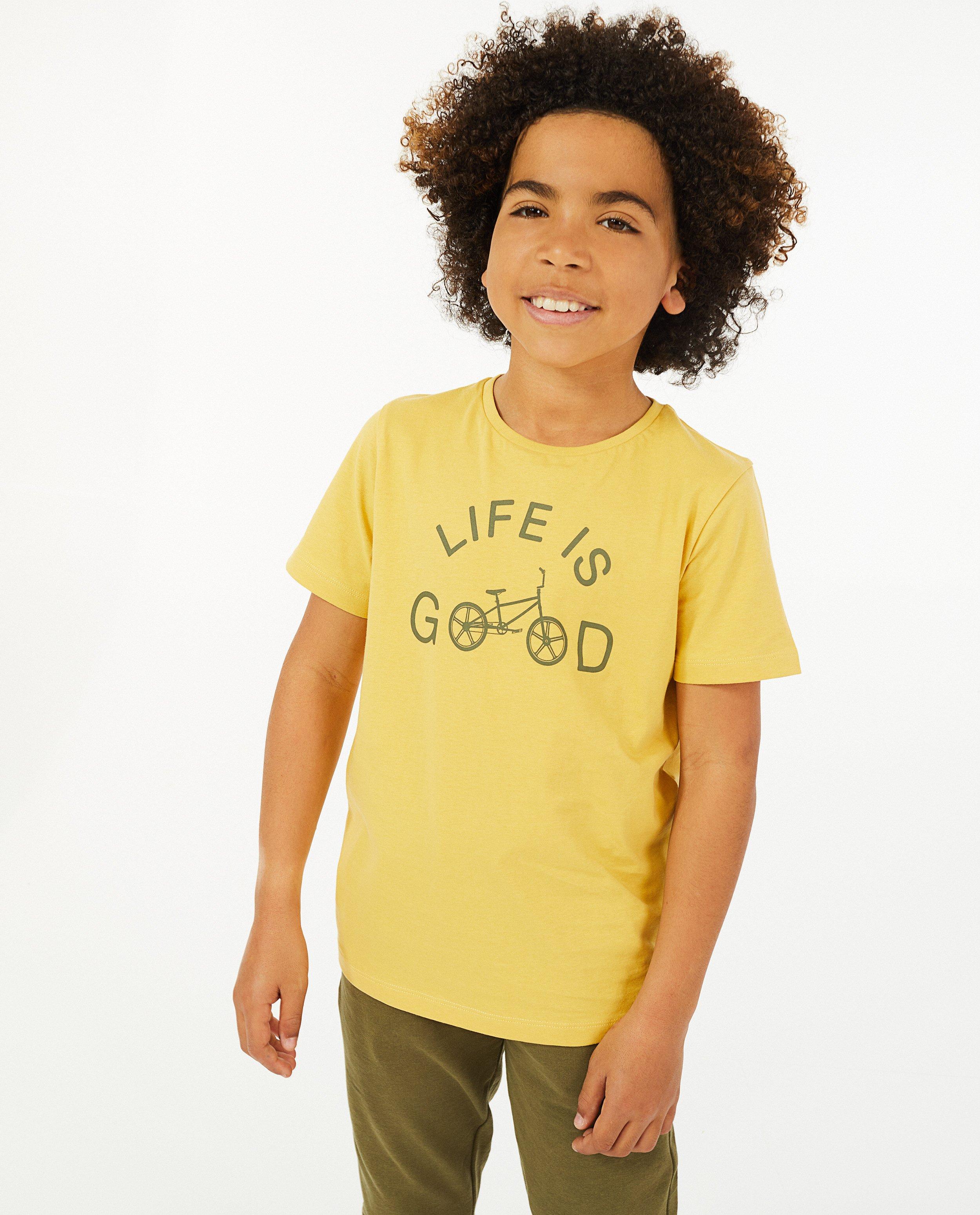 T-shirts - T-shirt beige à inscription BESTies