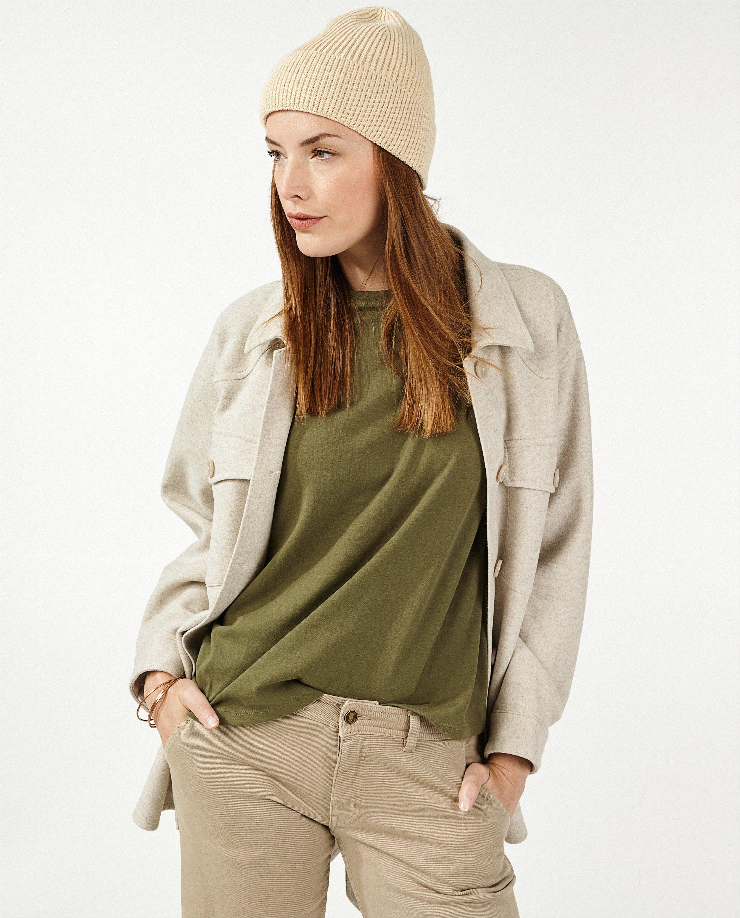Manteaux d'hiver - Manteau gris en laine Sora