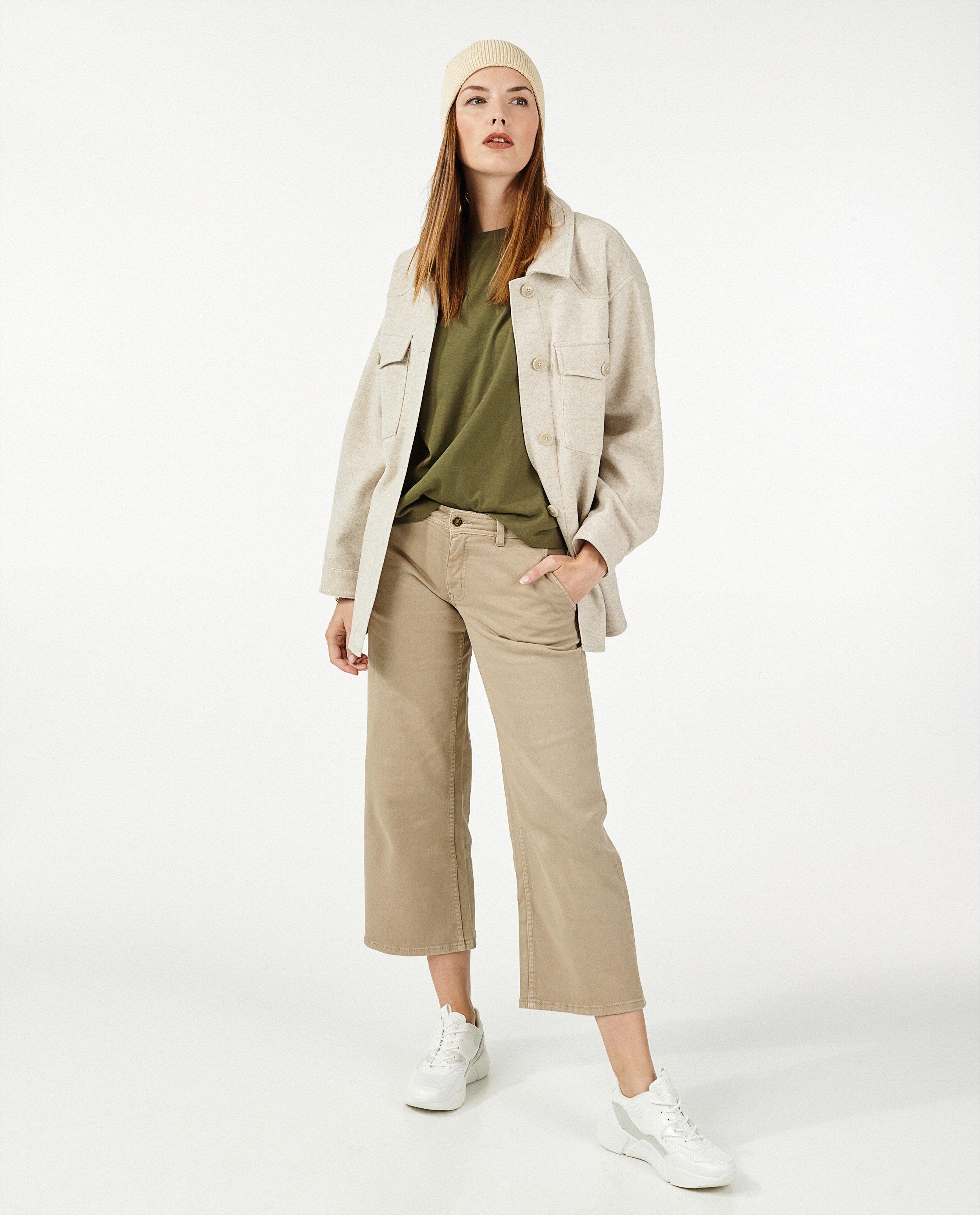 Manteaux d'hiver - Manteau gris en laine Sora