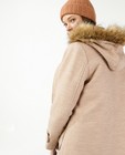 Winterjassen - Wollen jas in beige Sora