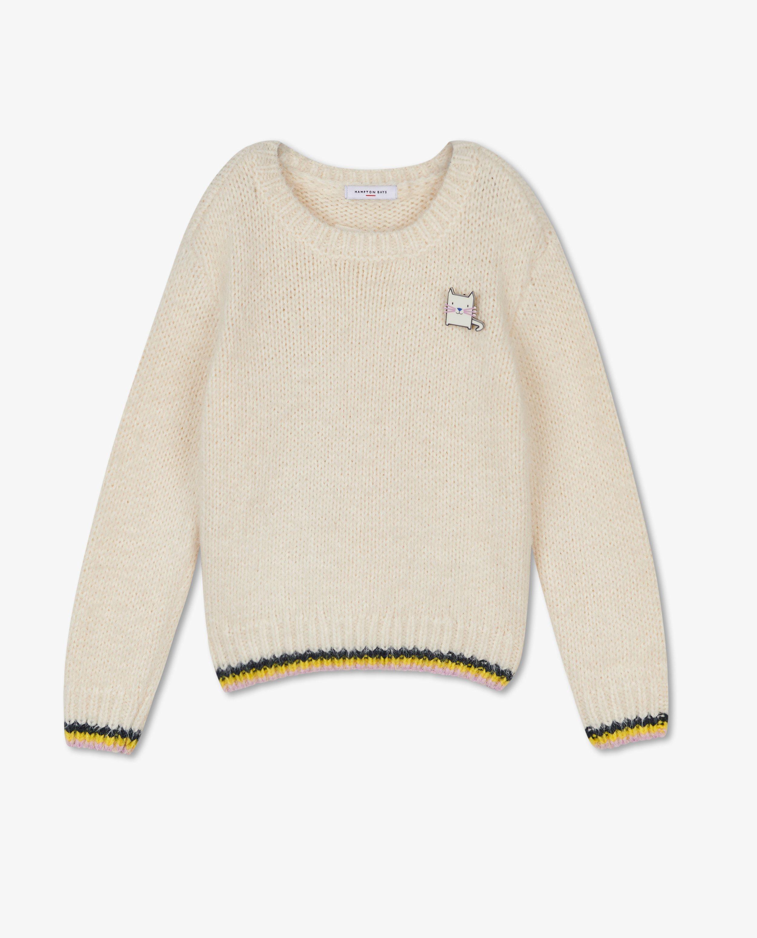 Pulls - Pull écru avec une broche Hampton Bays