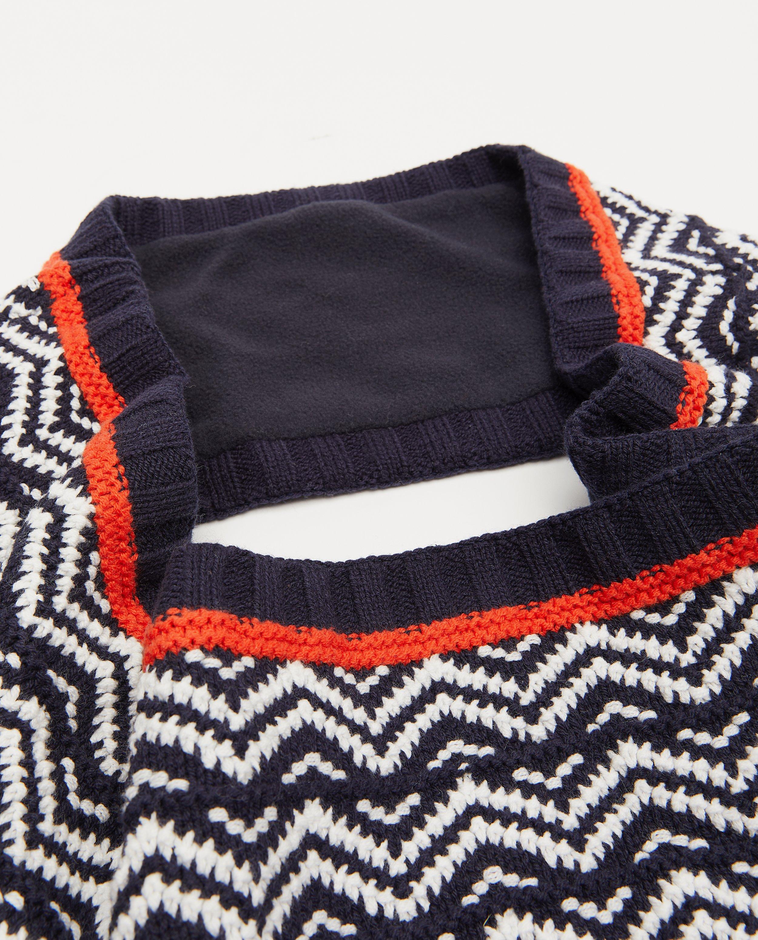 Bonneterie - Écharpe tube bleue avec du fleece s.Oliver