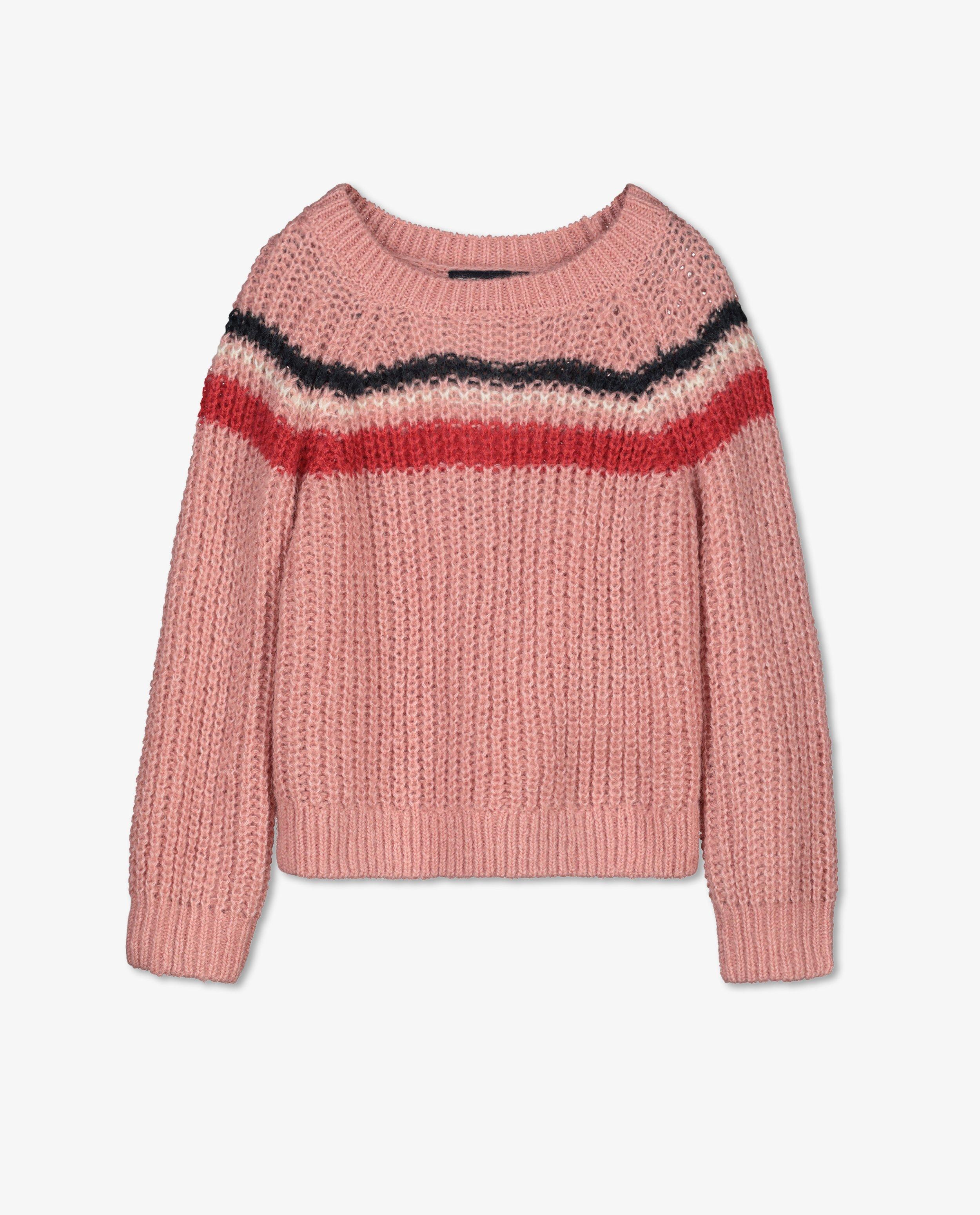 Pulls - Pull rose côtelé Samson & Marie