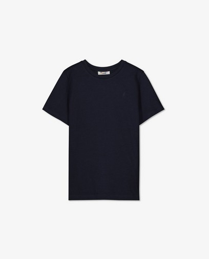 T-shirt bleu en coton bio 