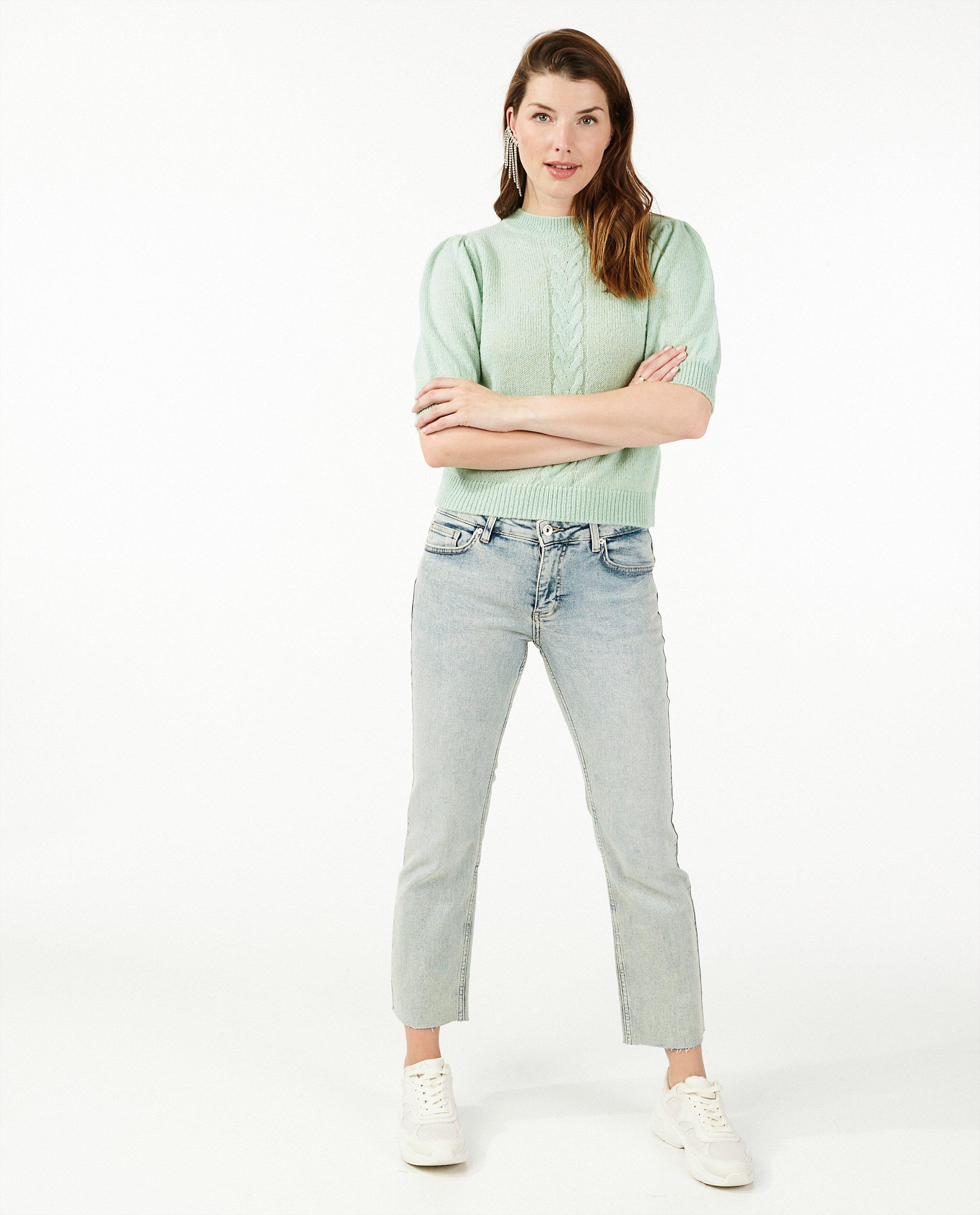 Pull à torsades en tricot Sora - avec 5 % de laine - Sora