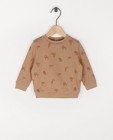 Unisex sweater met print BESTies - allover - Besties