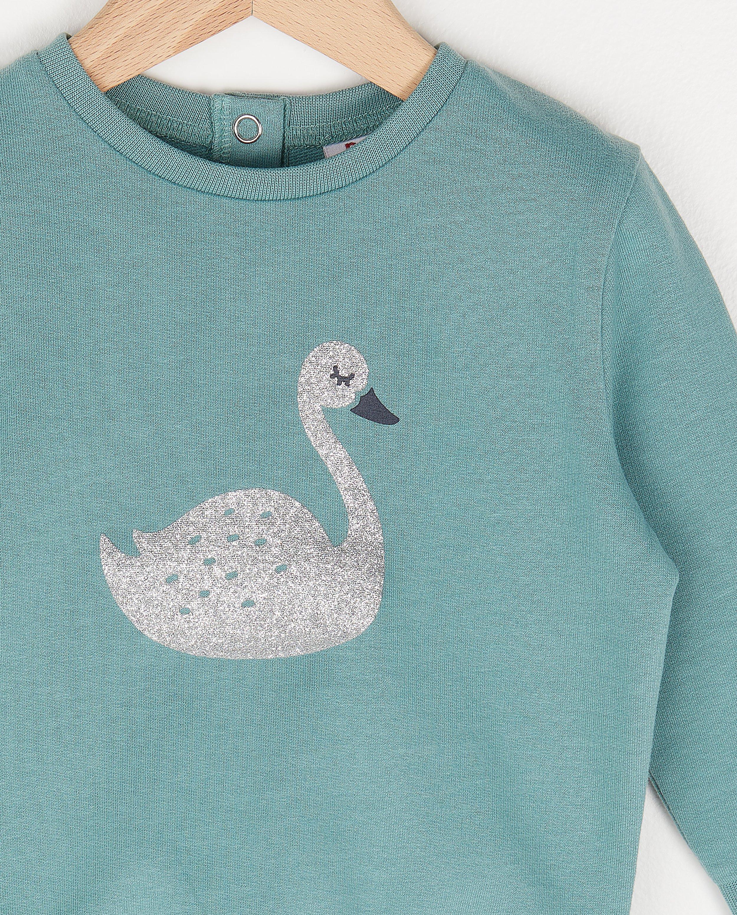 Sweats - Sweat blanc cassé à paillettes BESTies