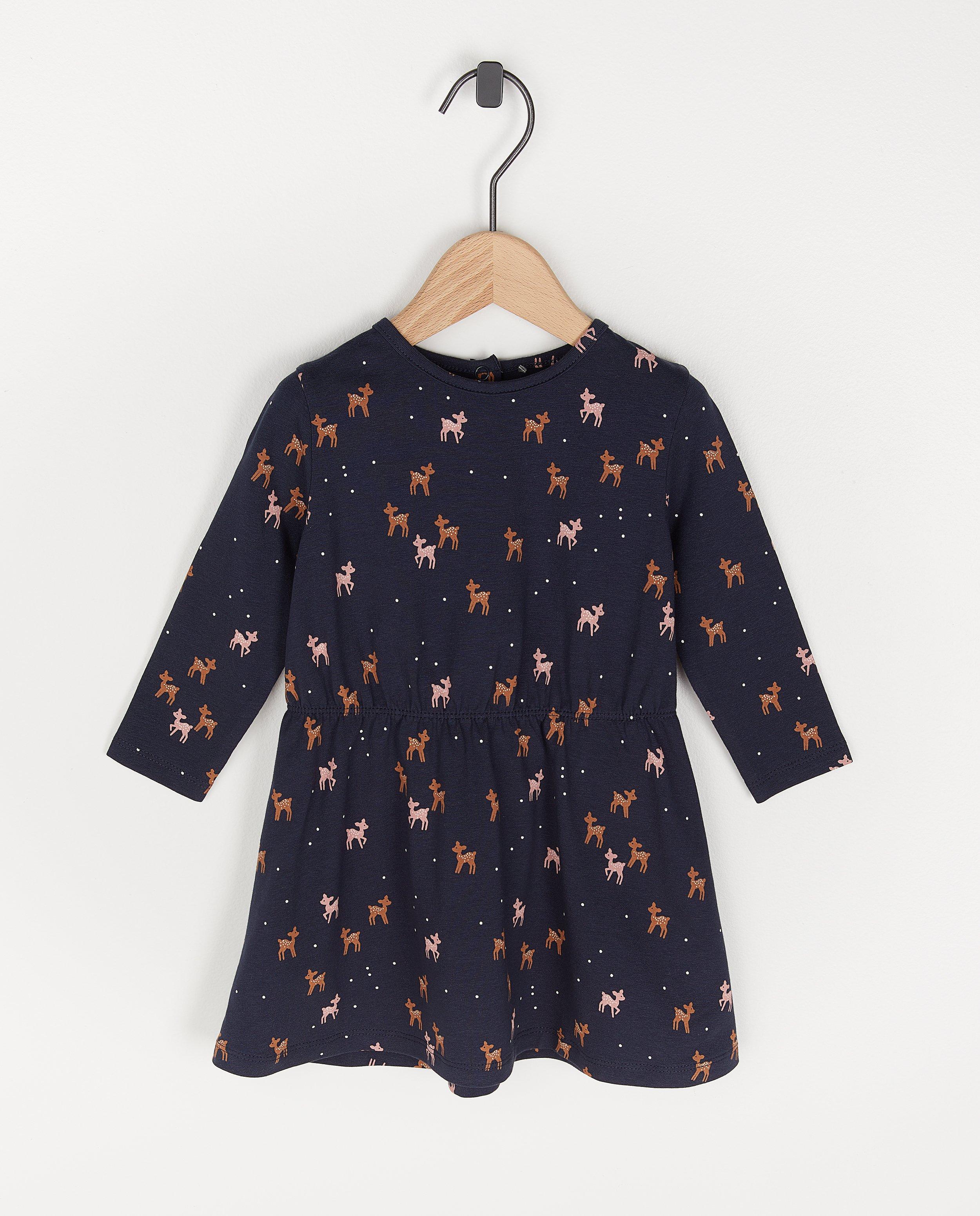 Beige jurk met print BESTies - allover - Besties