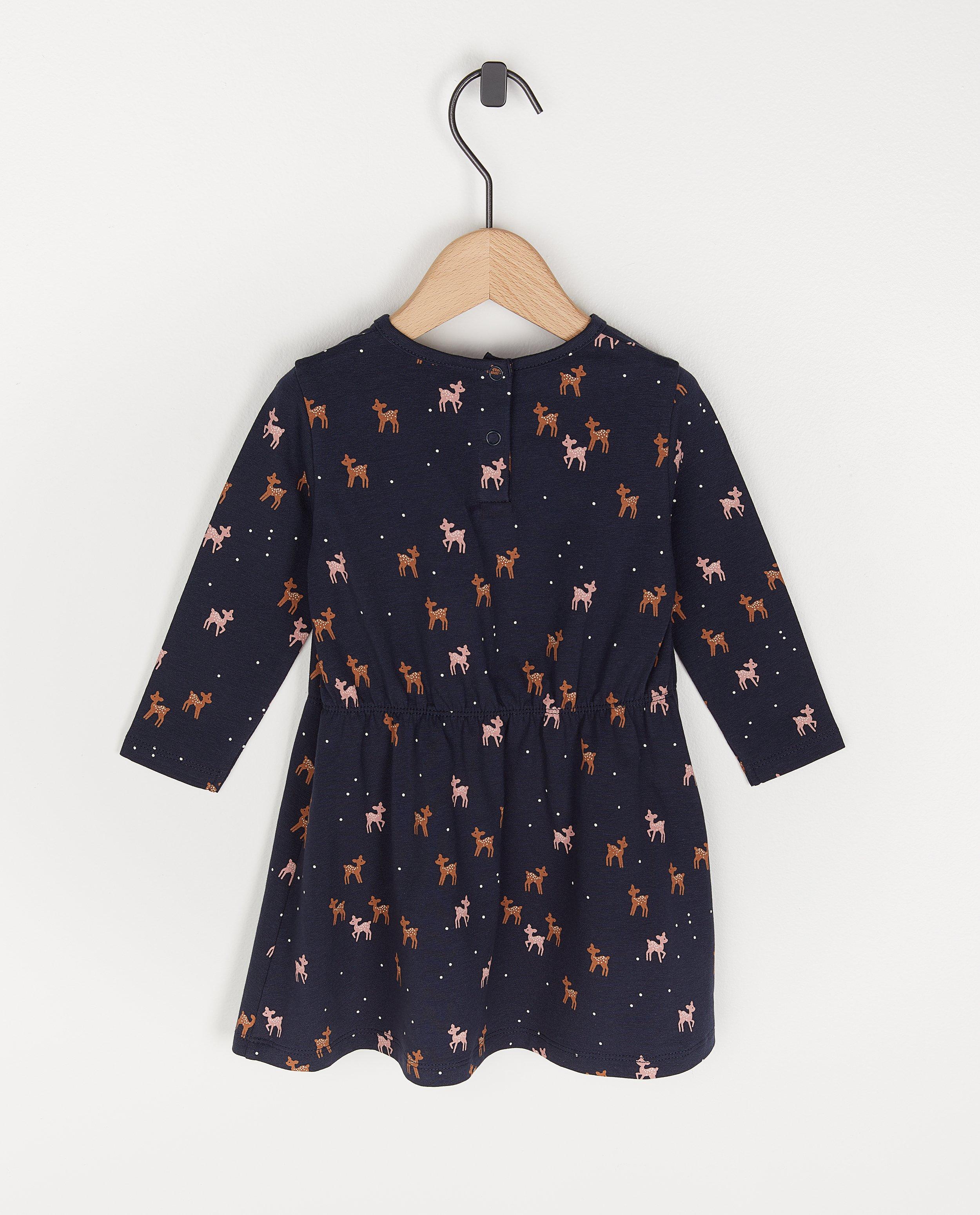 Kleedjes - Beige jurk met print BESTies
