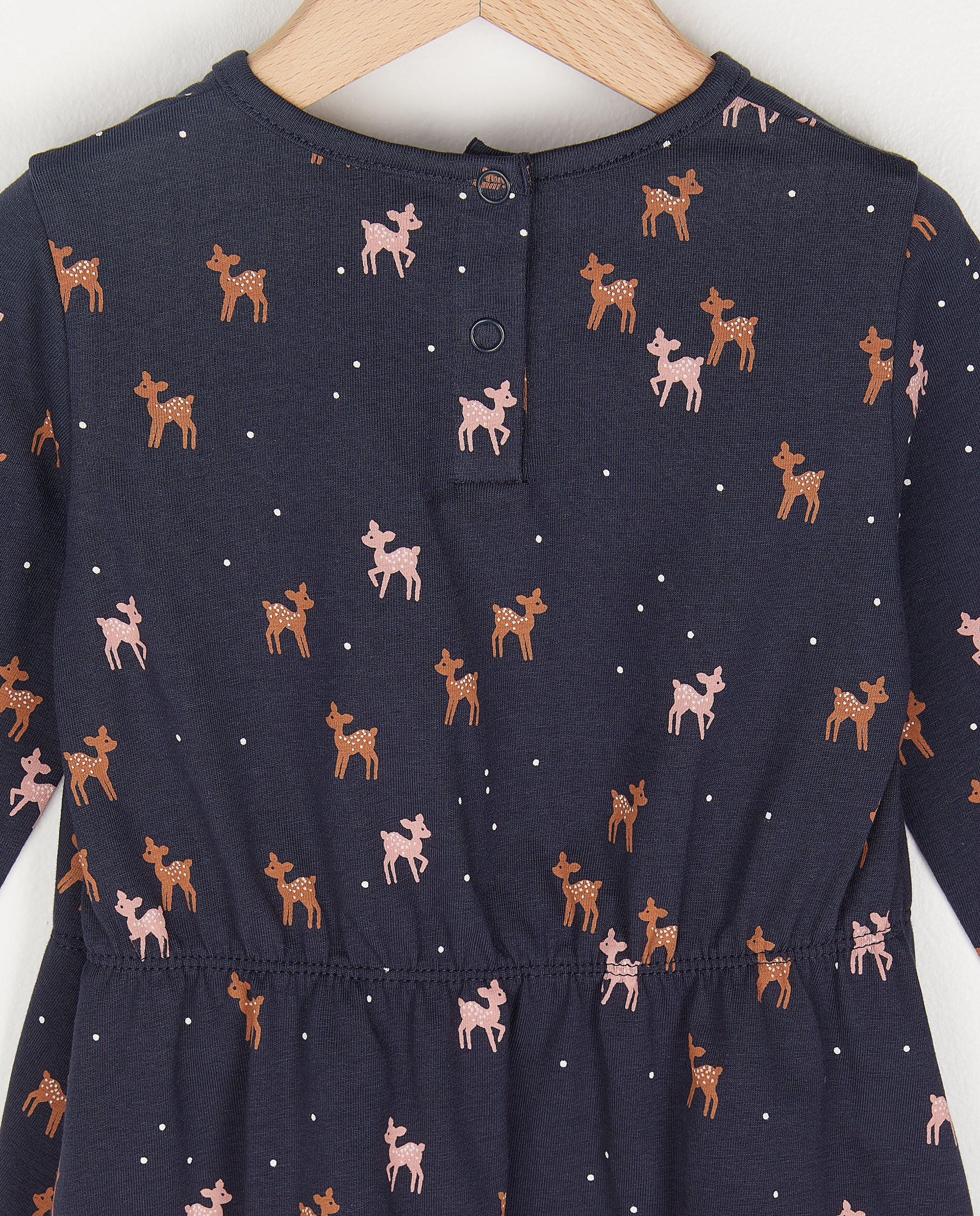 Kleedjes - Beige jurk met print BESTies
