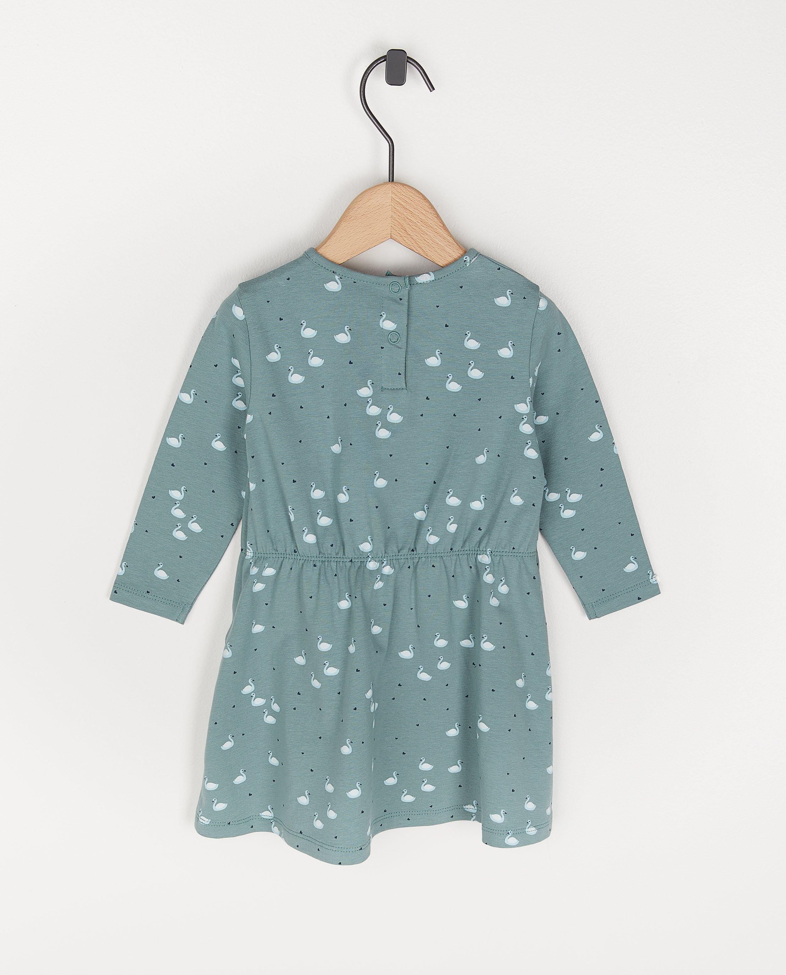 Kleedjes - Beige jurk met print BESTies