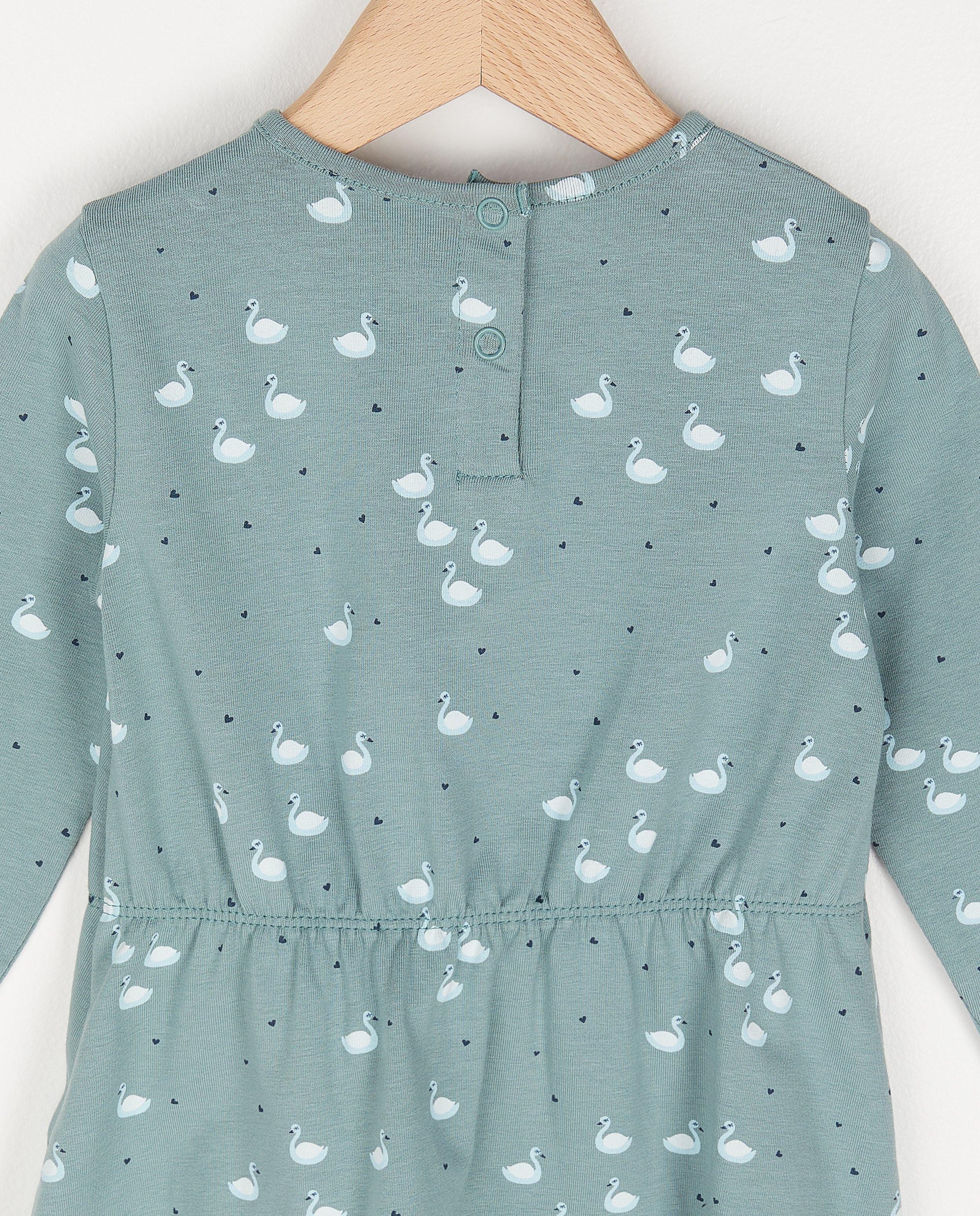 Kleedjes - Beige jurk met print BESTies