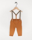 Pantalon brun à motif gaufré Fête - premium - Cuddles and Smiles