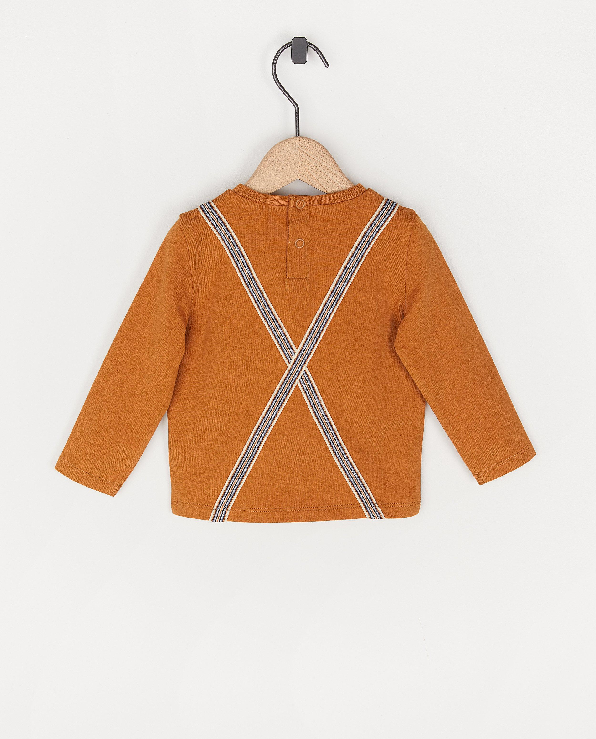 T-shirts - Biokatoenen longsleeve met strik Feest